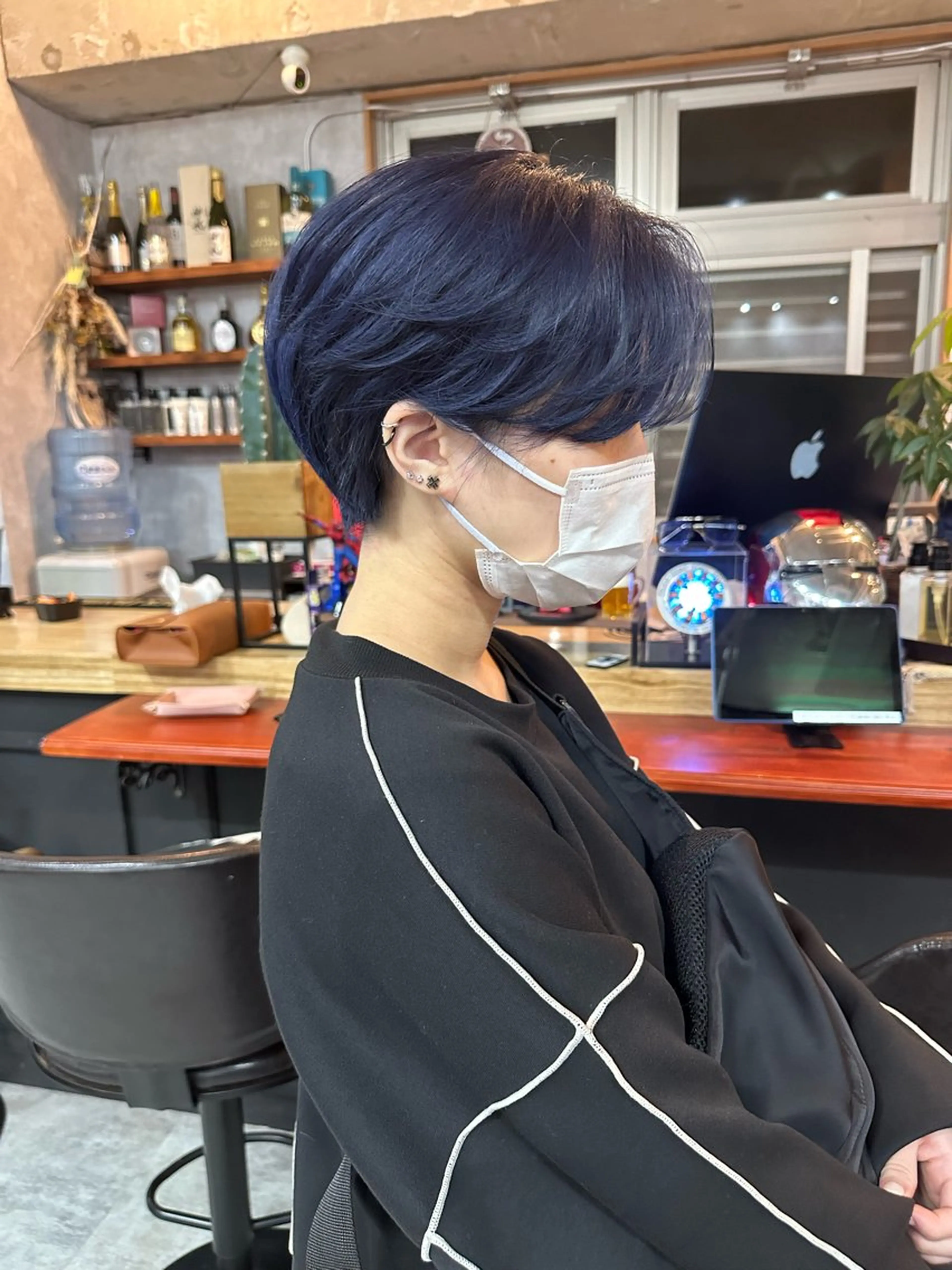 ショート 切りっぱなしボブ ショートボブ ハンサムショート 丸みショート ボブ カット ヘアカラー トリートメント C’LD hair  produce /シールドヘア所属・モテ髪/ボブ/ショー ト/アダチフウトのヘアスタイル