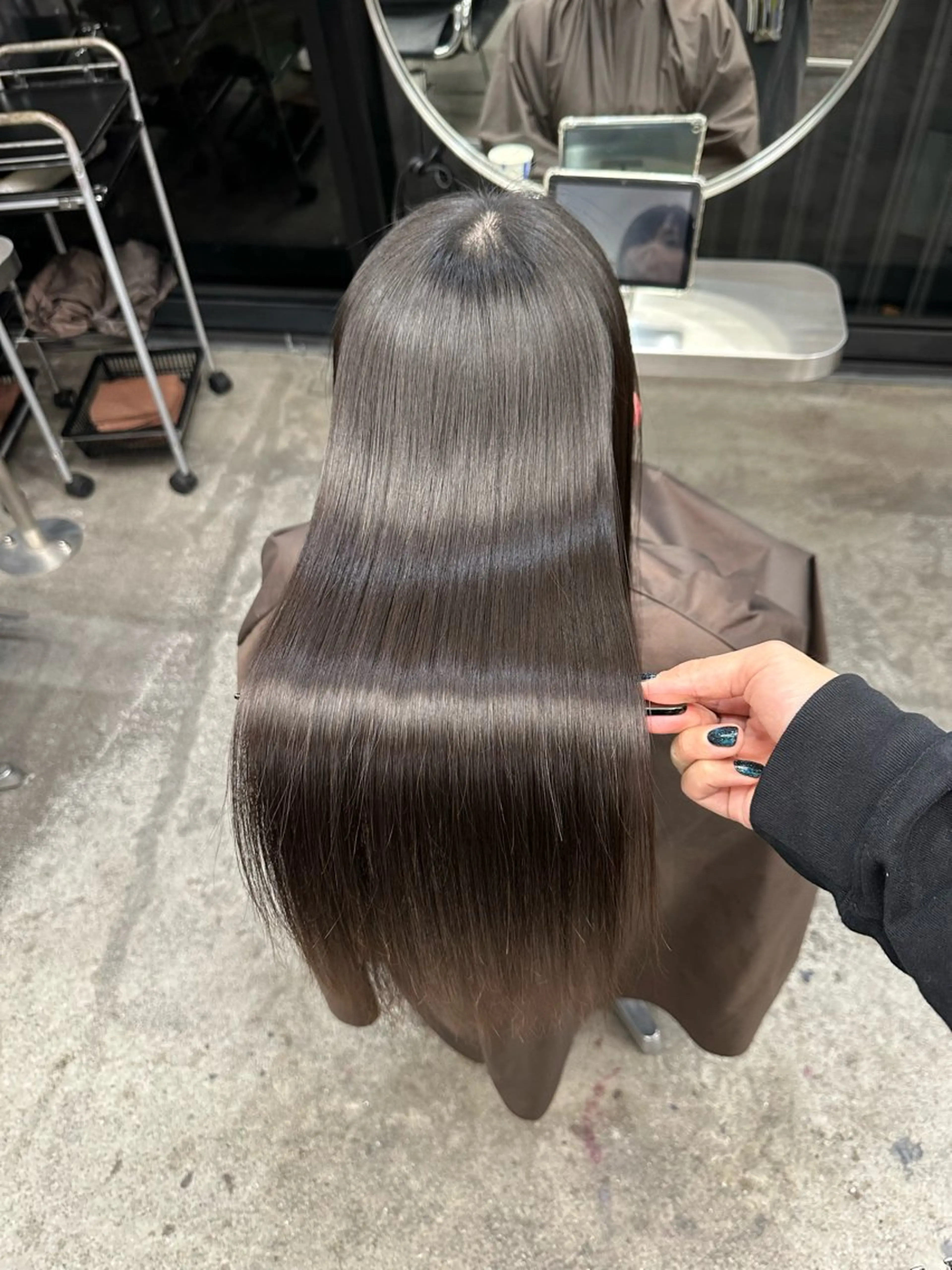 ロング カラー 髪質改善✨️ 美髪矯正🍵｜ヨコチのヘアスタイル