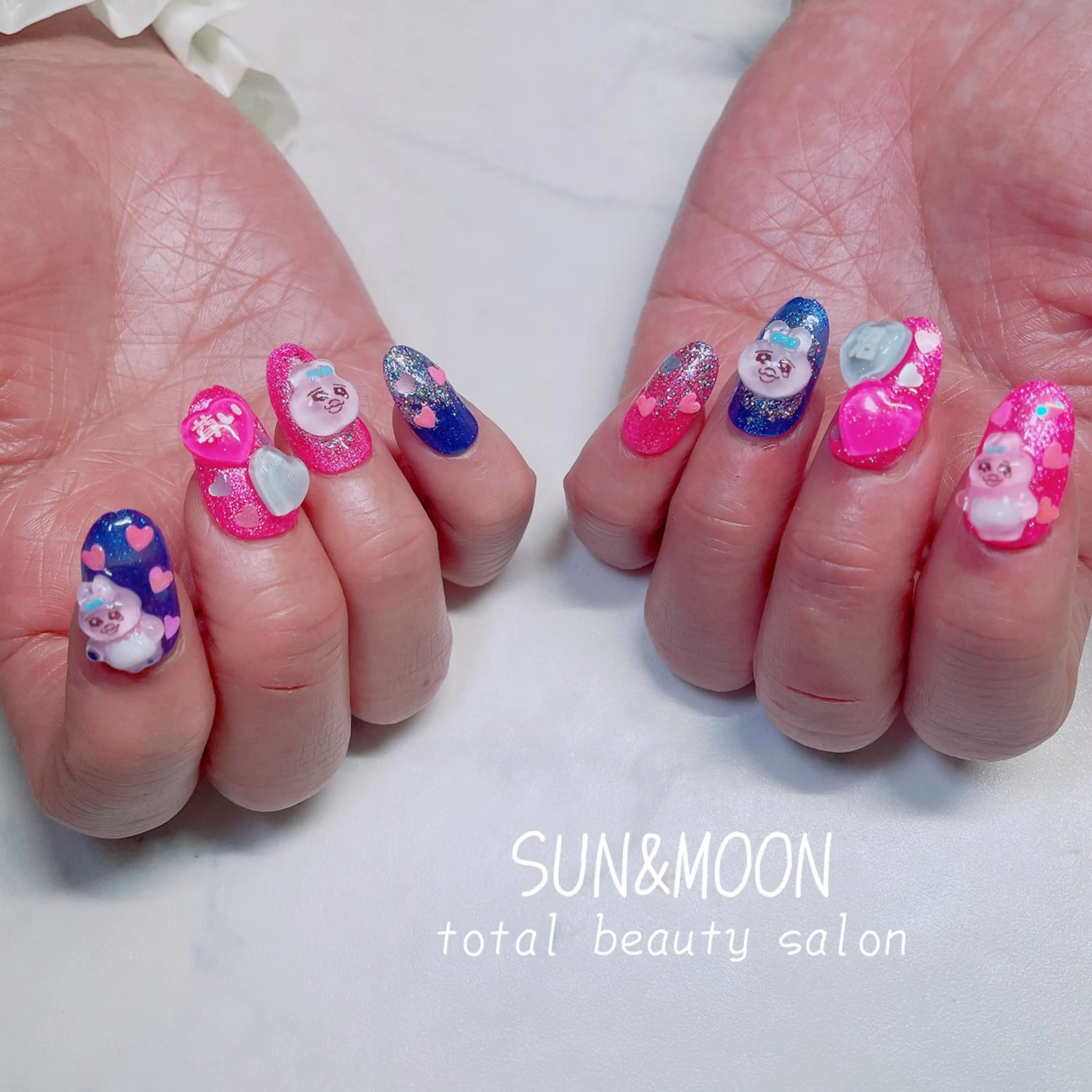 ネイル ハンドネイル SUN&MOON所属・SUN&MOON REOのネイルデザイン