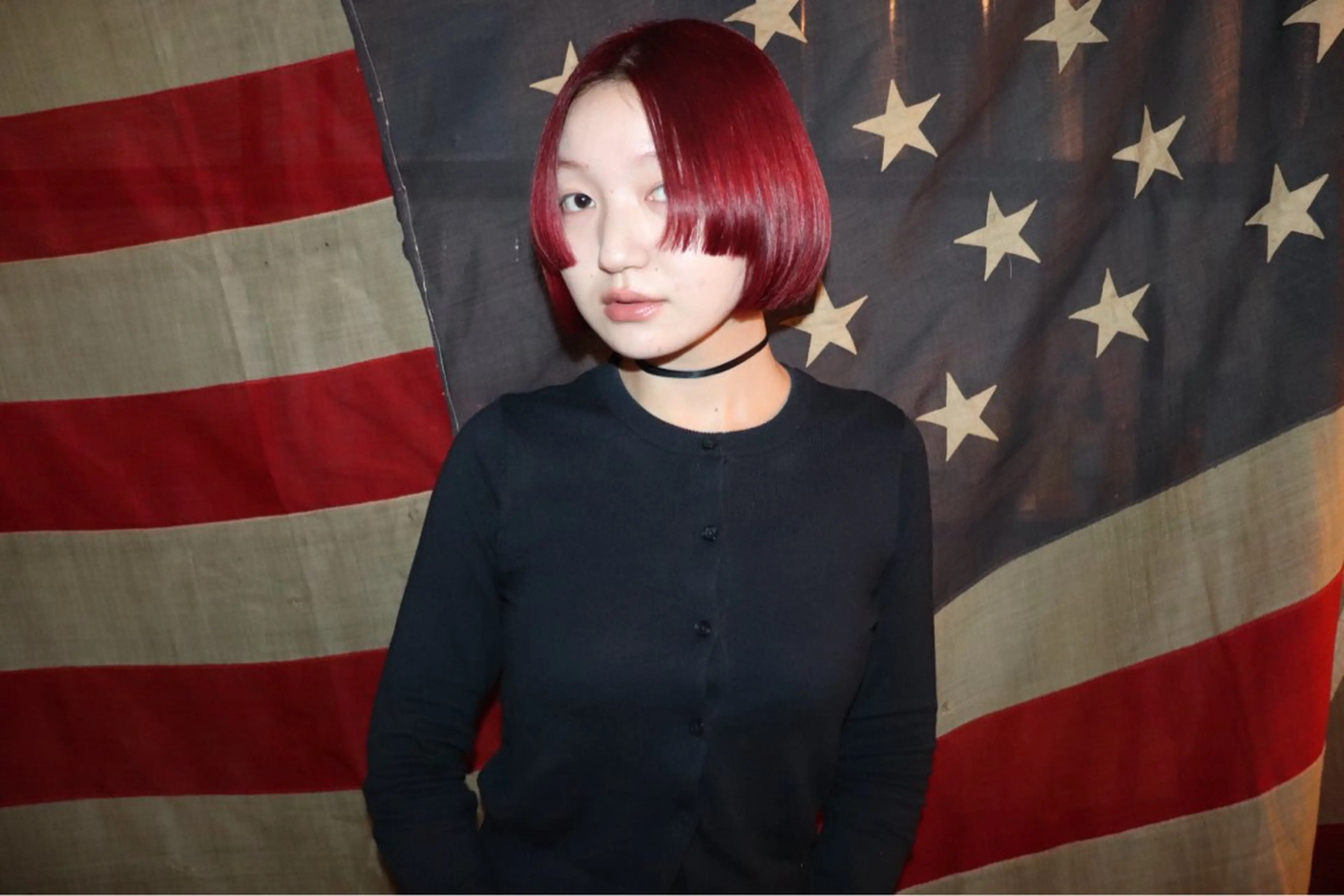 ミディアム カラー ヘアアレンジ @kyoniyy KYONIのヘアスタイル