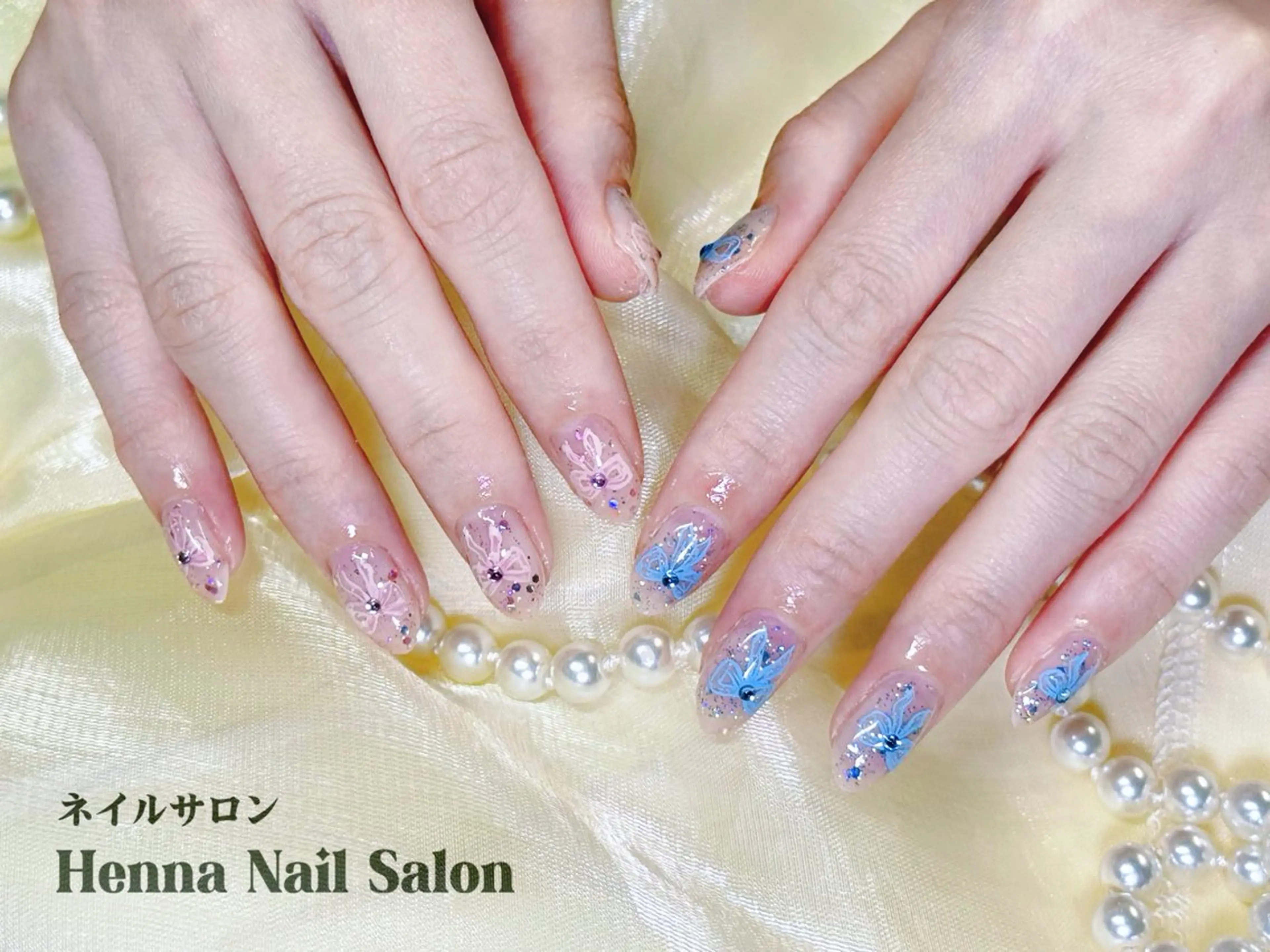 ネイル ハンドネイル Henna Kongssalonのネイルデザイン