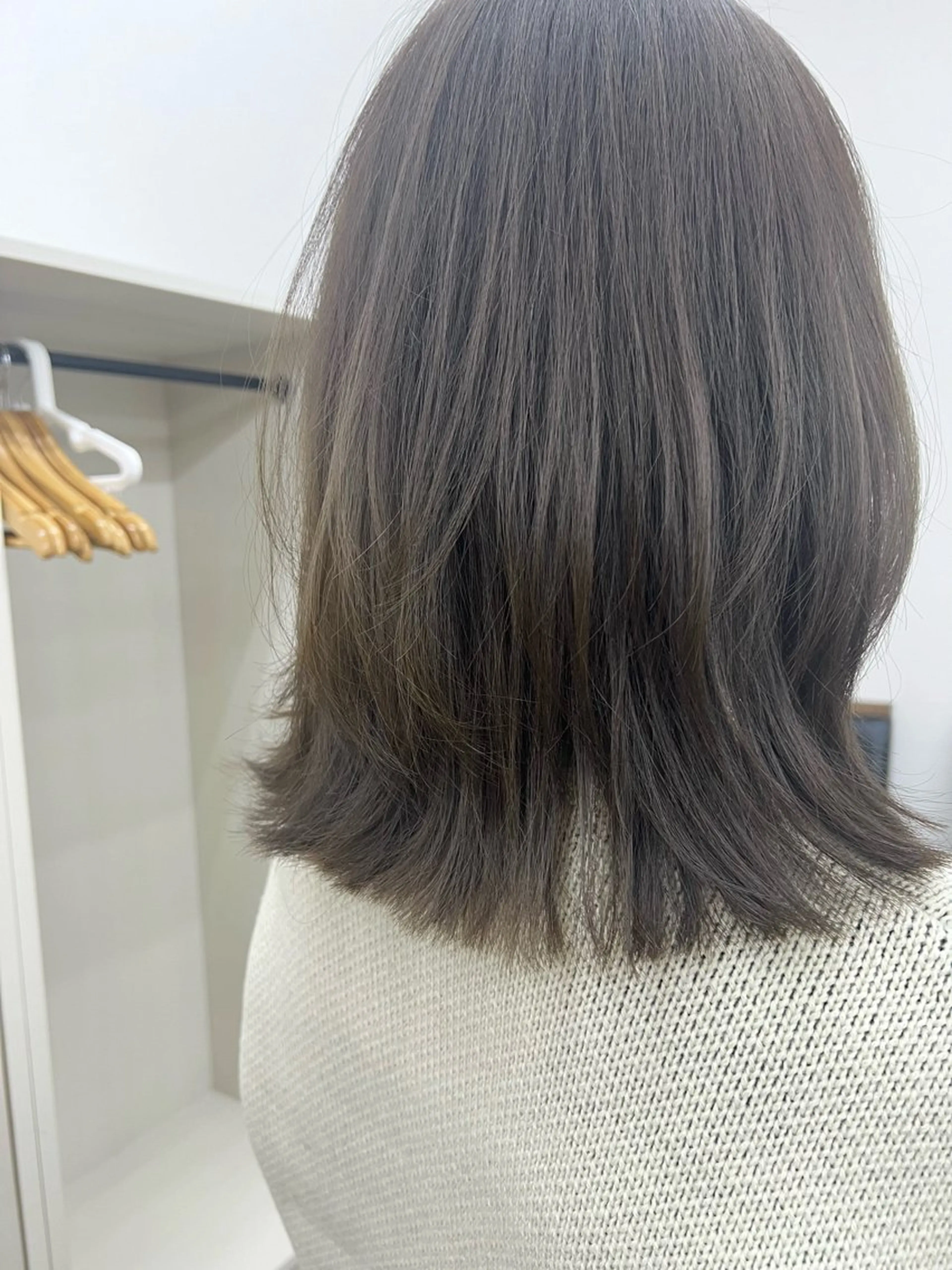 ミディアム カラー カット ヘアカラー AQAFit所属・藤野 莉奈のヘアスタイル