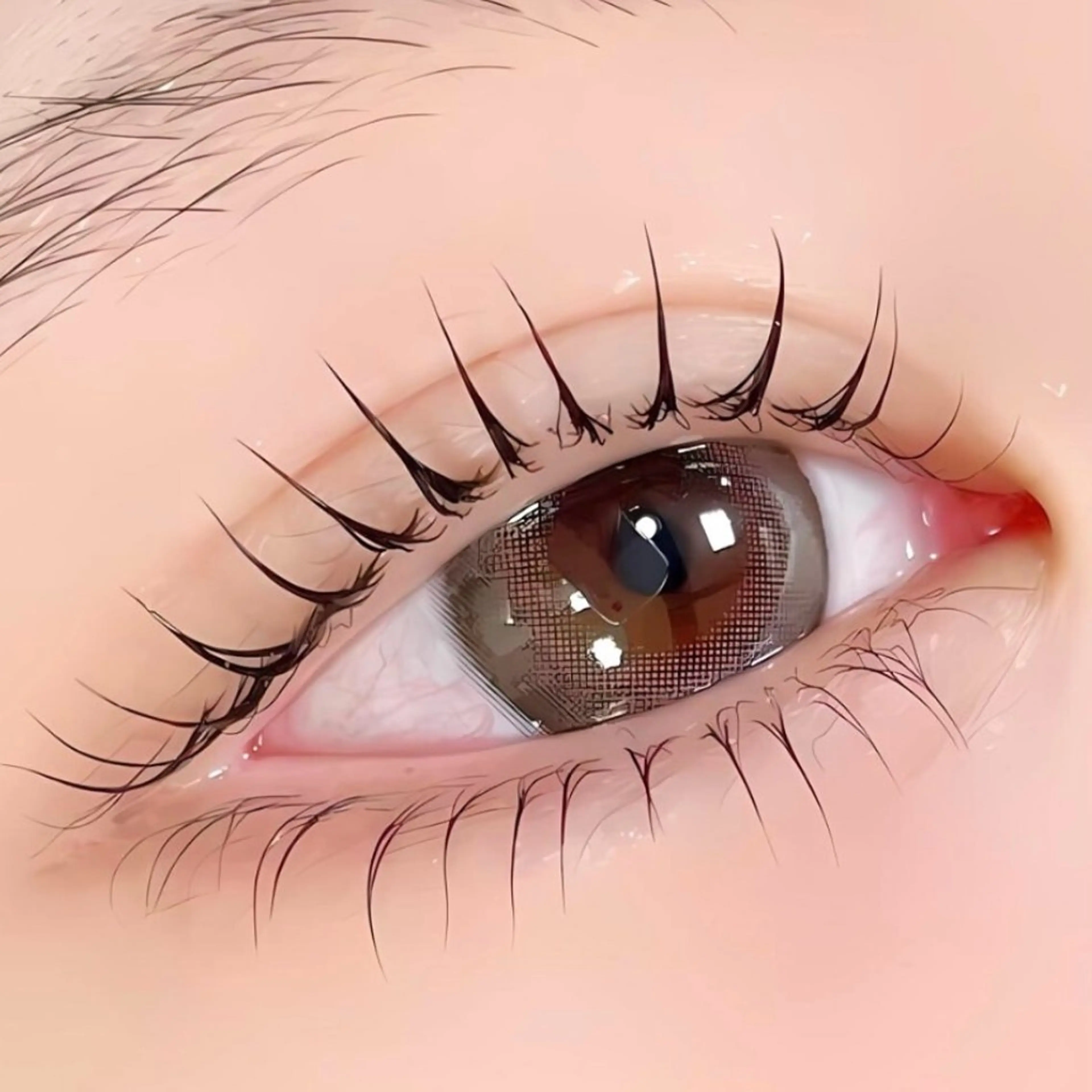 上下まつ毛パーマの写真