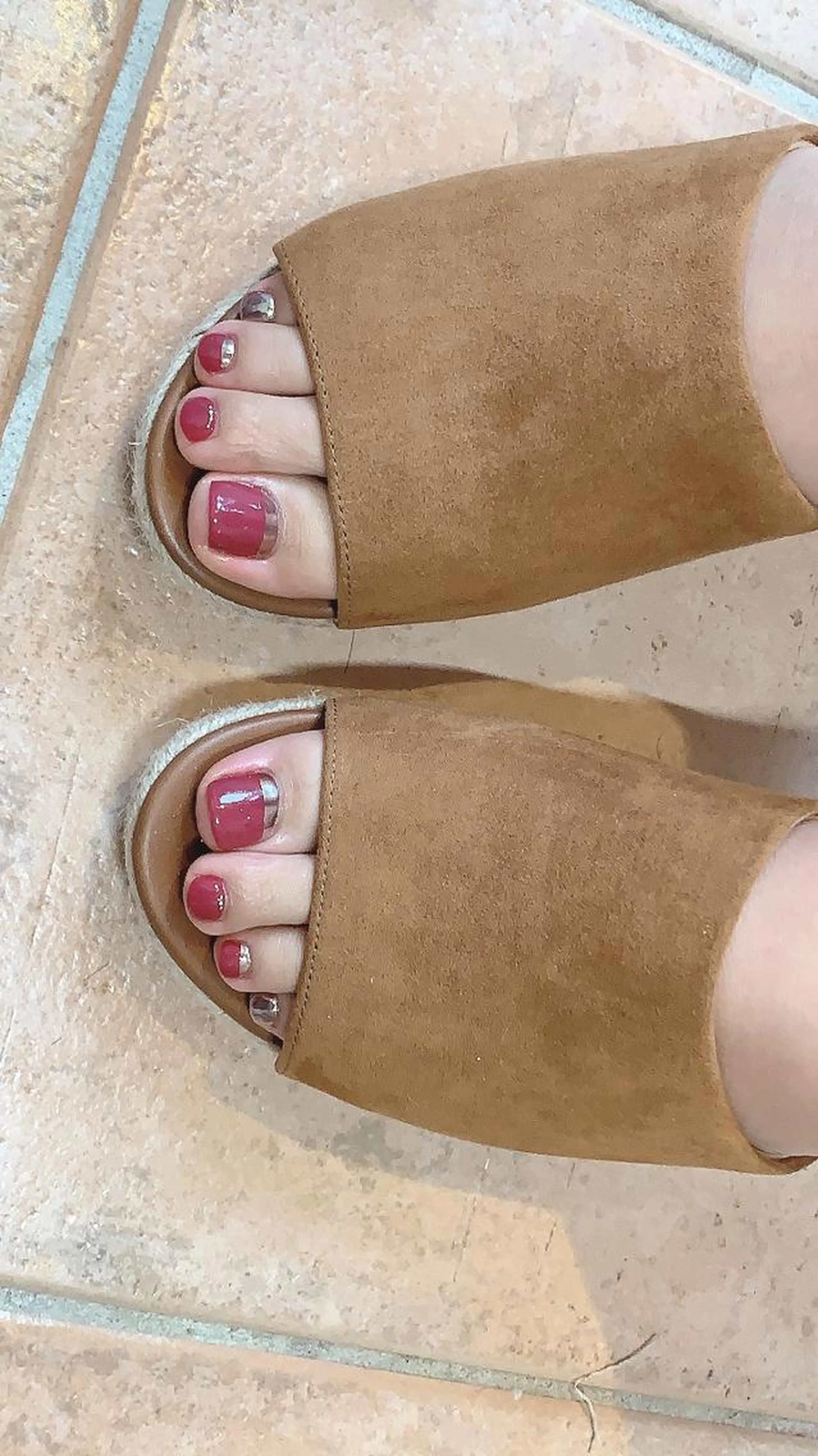 【フットジェル】フットワンカラー¥4.950(フットバス足浴付き！オフ&ケア込み♪)の写真