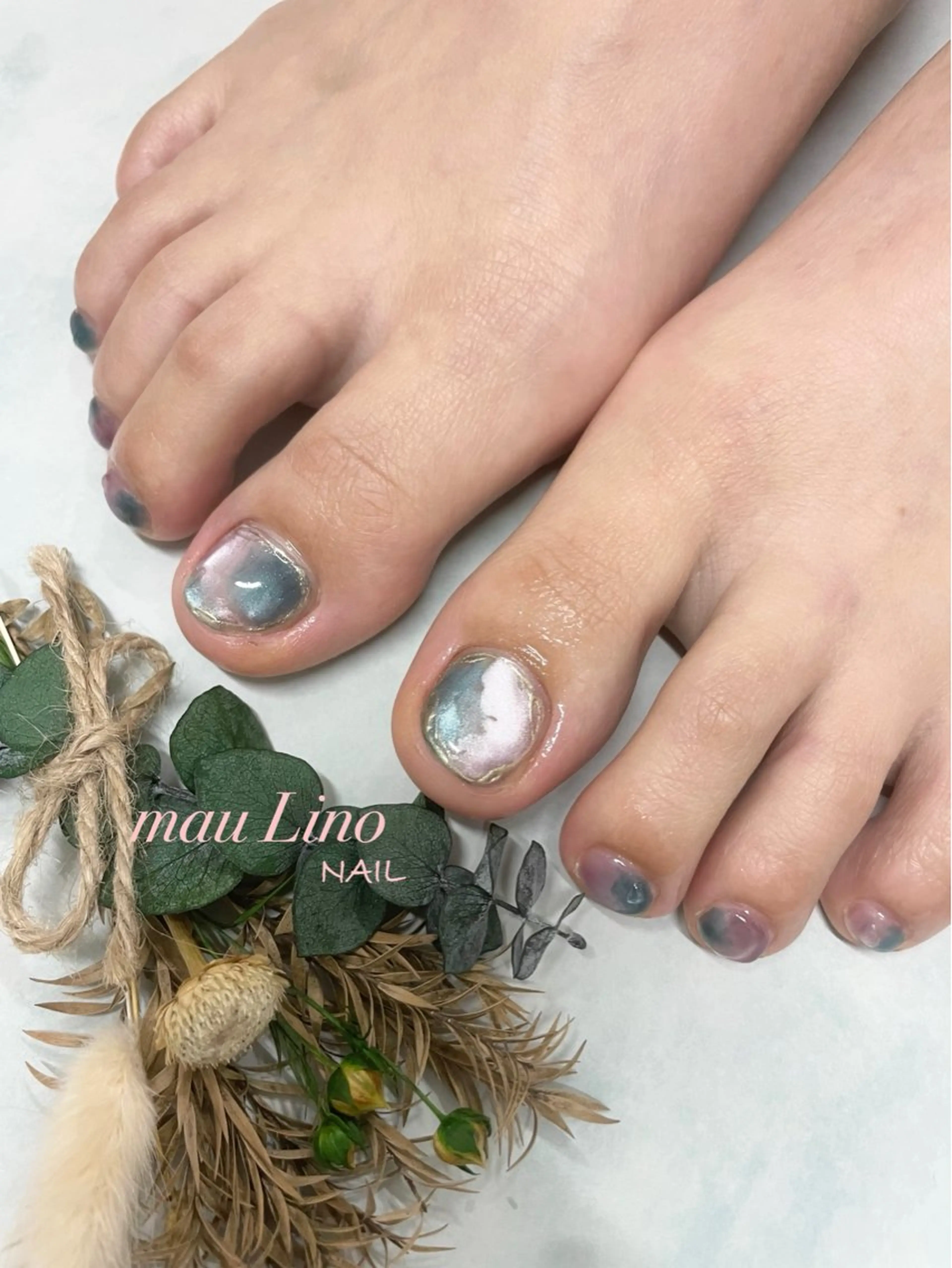 ネイル フットネイル mau Lino    NAIL所属・GELo nail~#19~のネイルデザイン