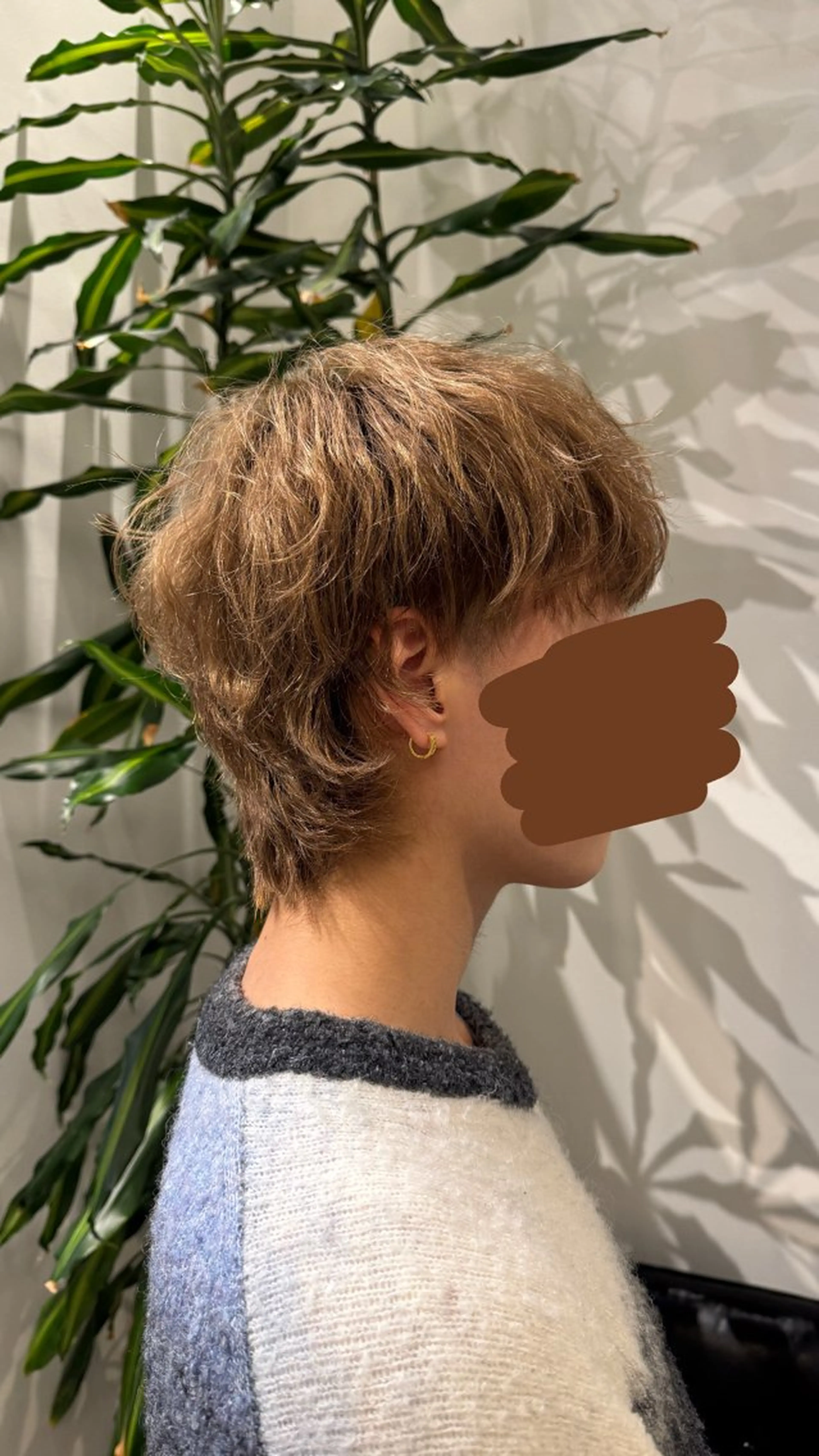 メンズ マッシュウルフ マッシュ メンズパーマ メンズウルフカット ウルフカット 黒岩 珠奈のヘアスタイル