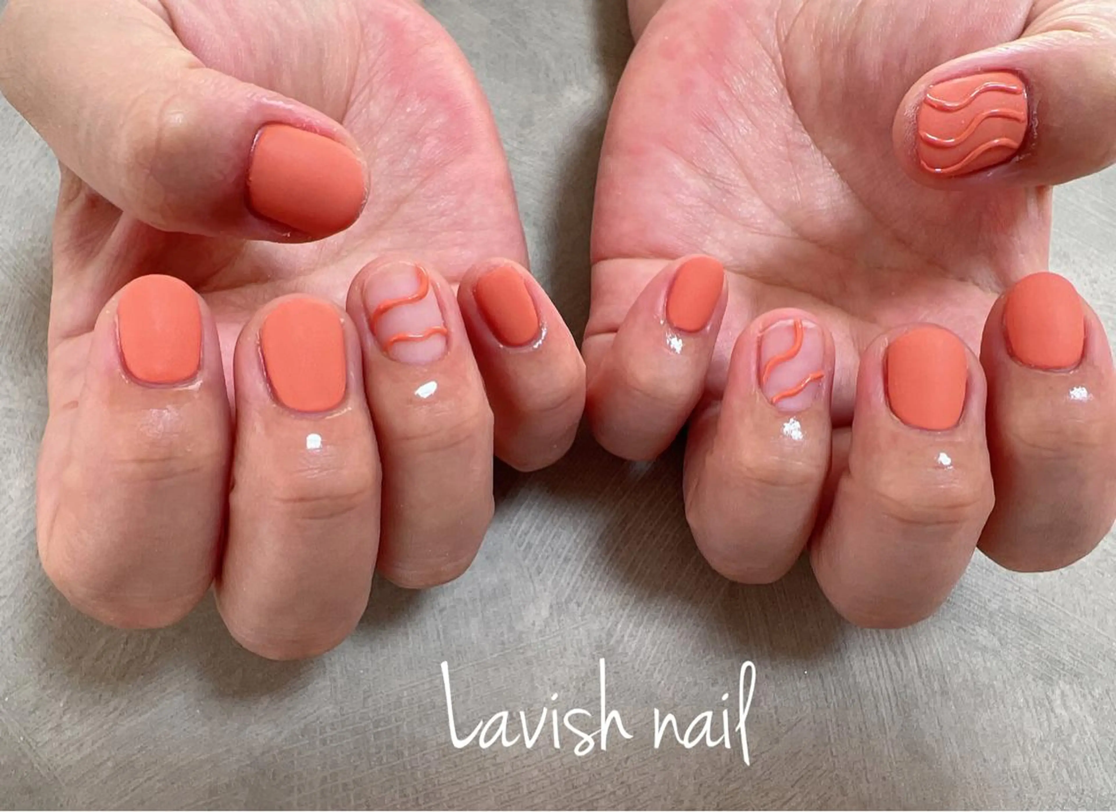 ネイル ニュアンスネイル ハンドネイル Lavish nailのネイルデザイン