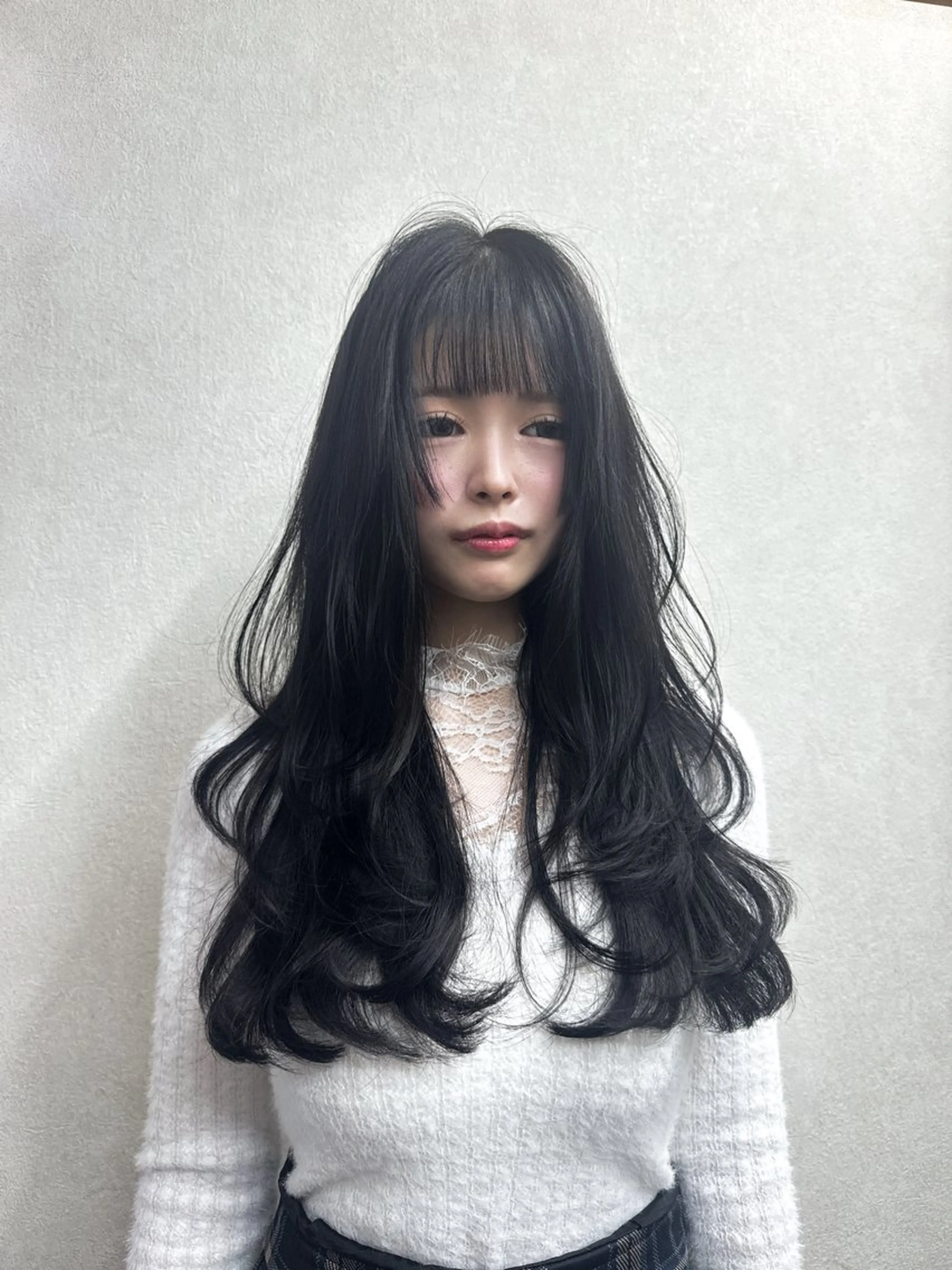 ✨Armonyブランド👑最先端！！トレンド韓国風コテ巻き風パーマ(カット×トリートメント)の写真