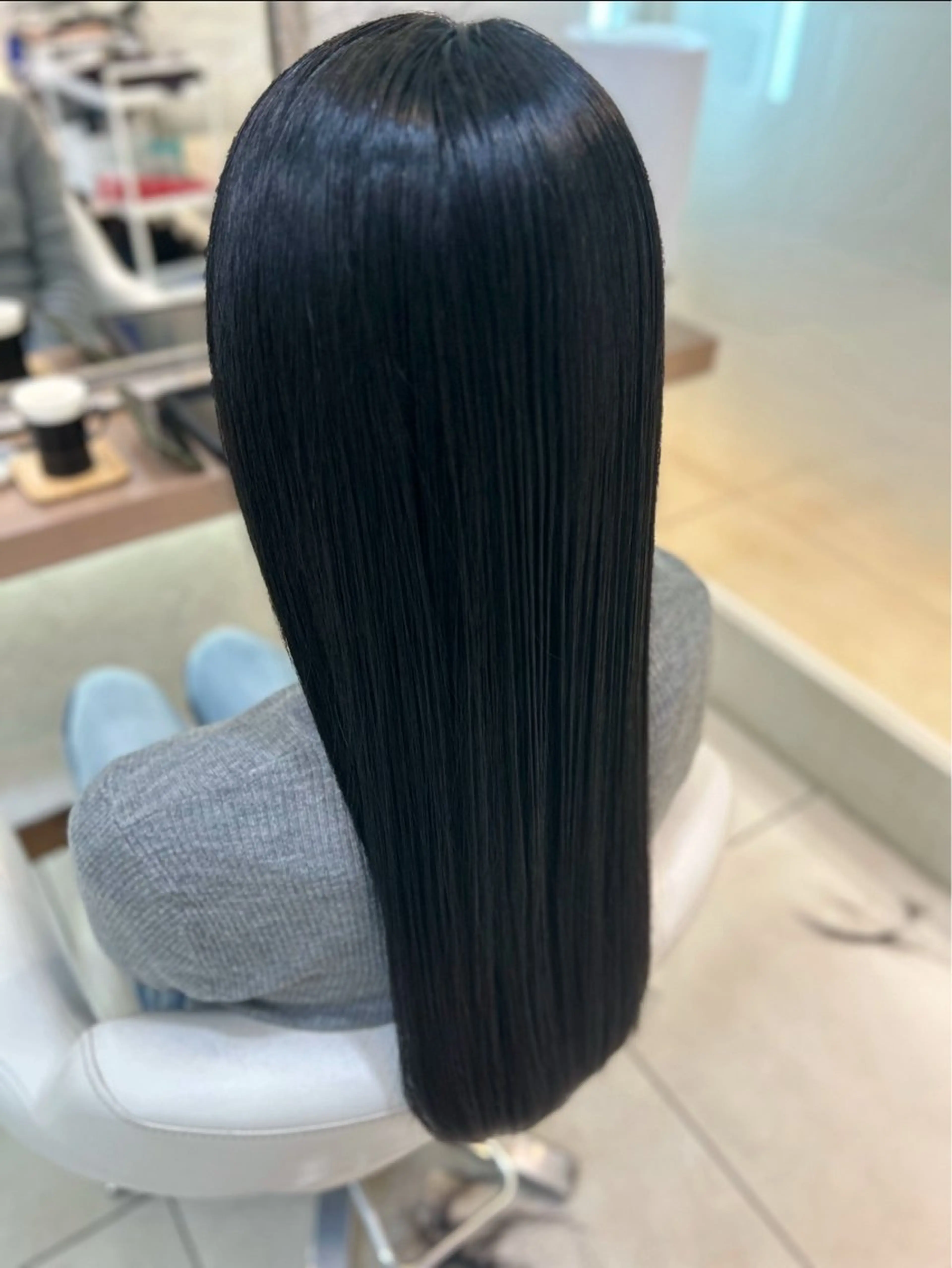 ロング 髪質改善/縮毛矯正 ササキナツミのヘアスタイル