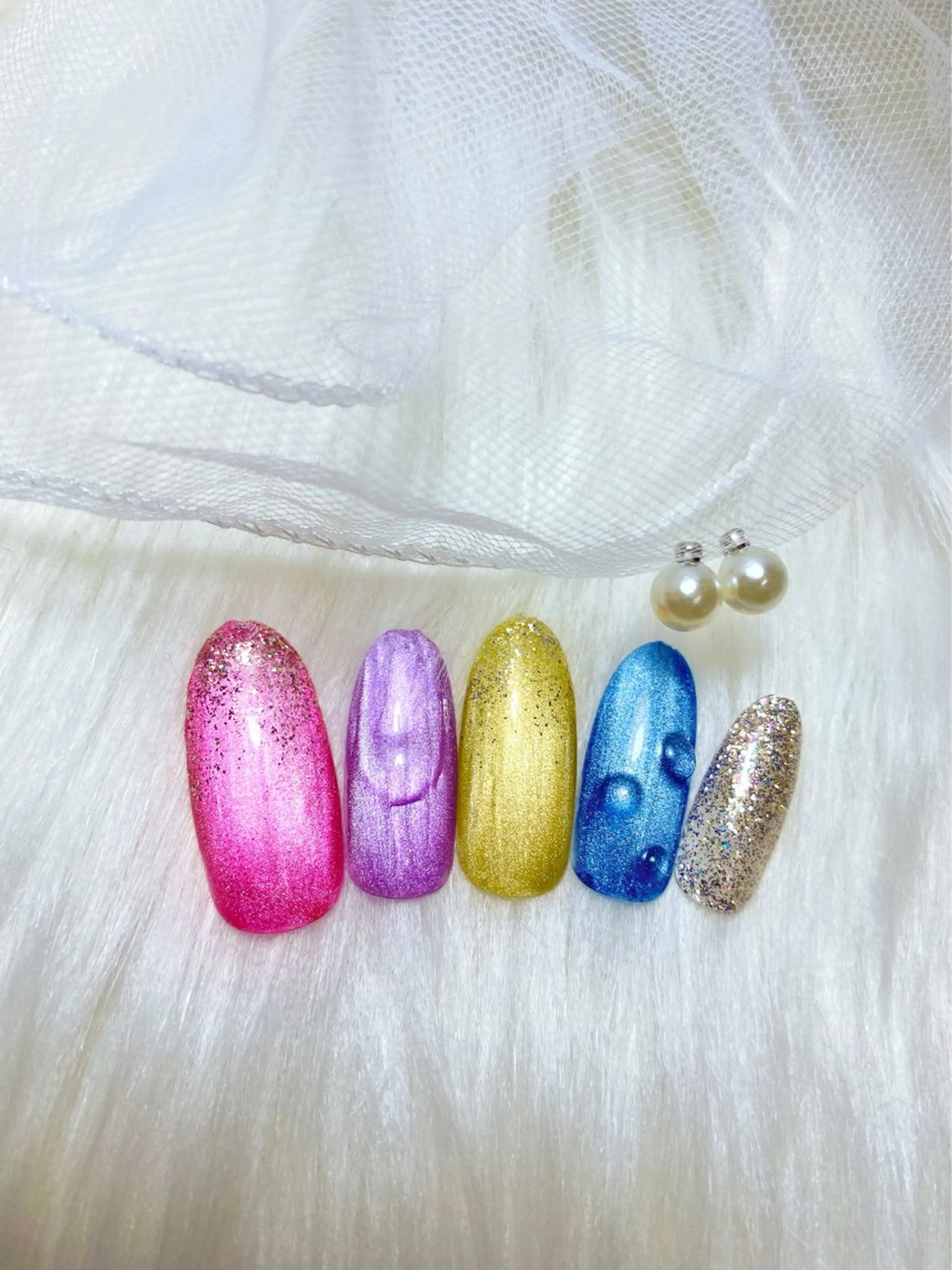 ネイル フラッシュネイル マグネットネイル ストーンネイル LizNail MARINAのネイルデザイン