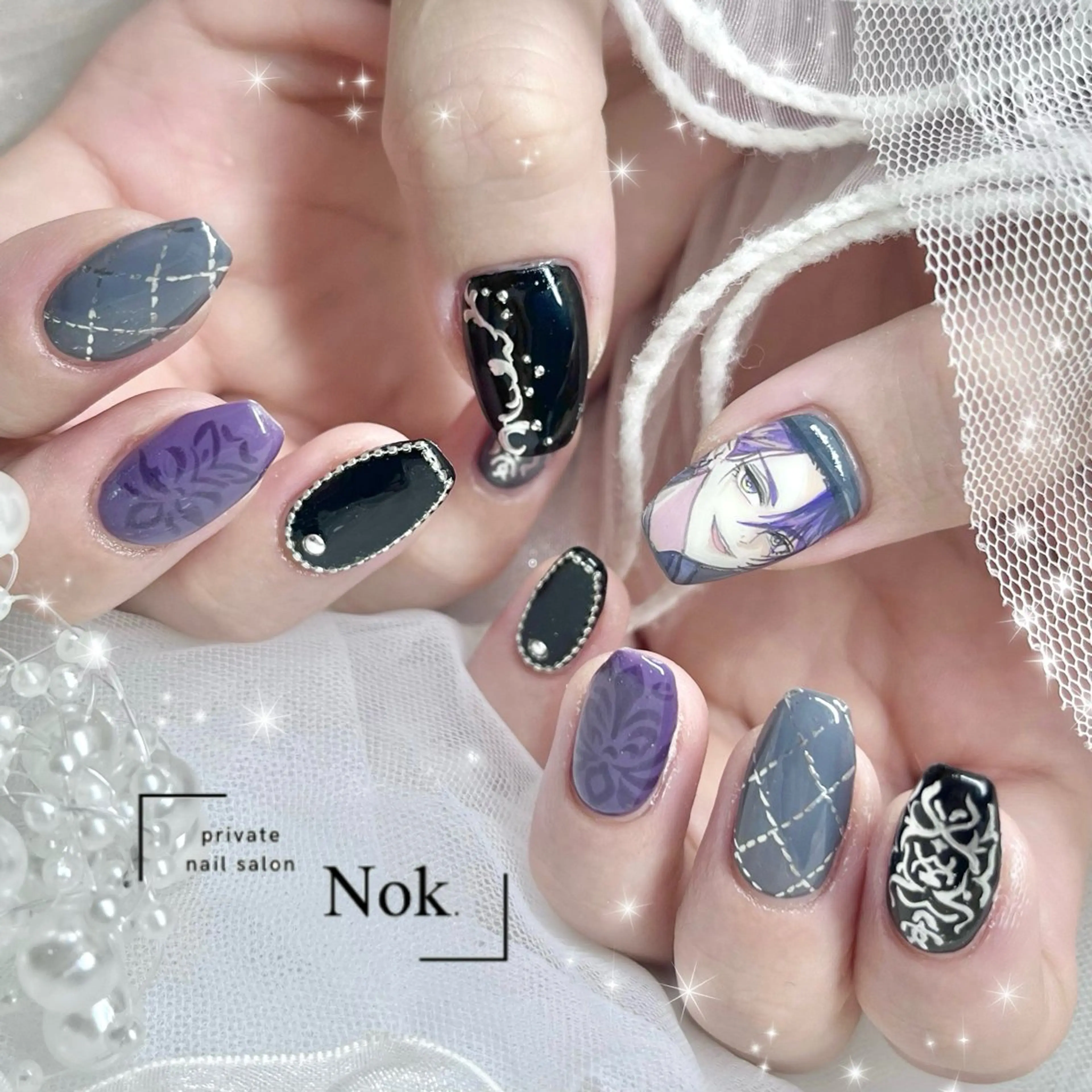 ネイル ハンドネイル 池袋痛ネイル Nok. 渡辺のネイルデザイン