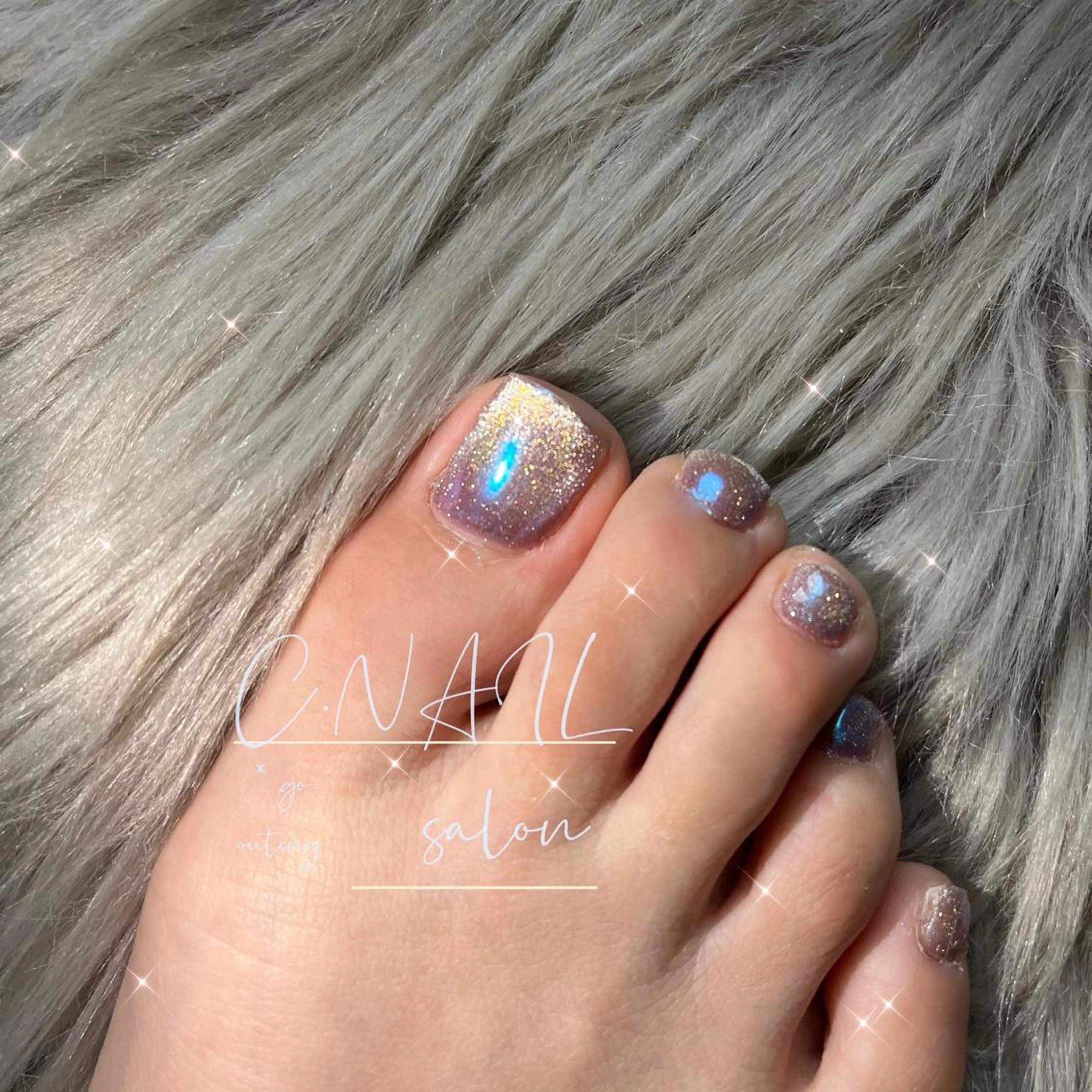 【フット】マグネットorフラッシュorミラー✨ちゅるん仕上げ✨ワンランク上のおしゃれ✨の写真