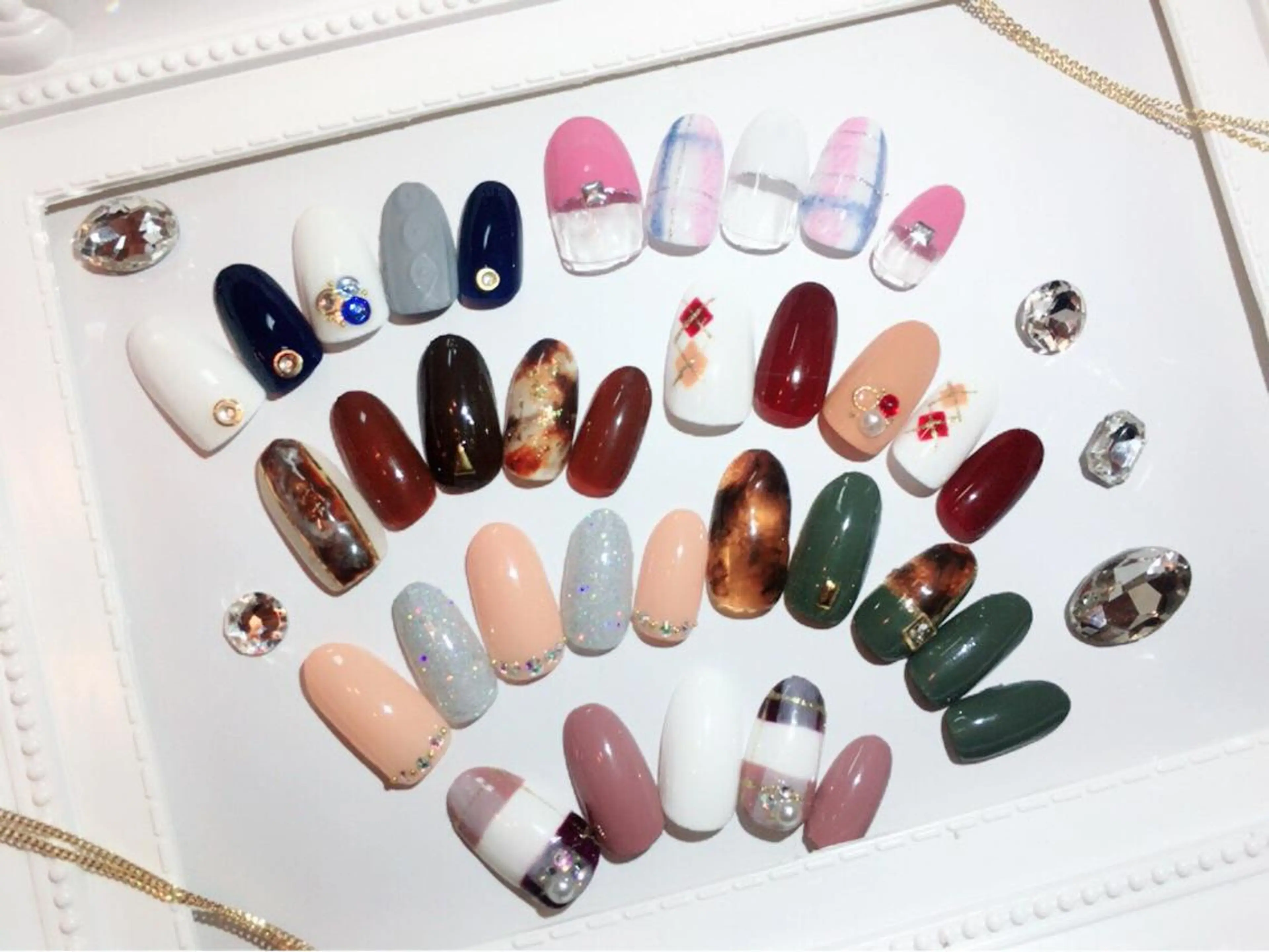 ネイル アートネイル ハンドネイル total beauty salon Lamie所属・Lamie 岡山店のネイルデザイン