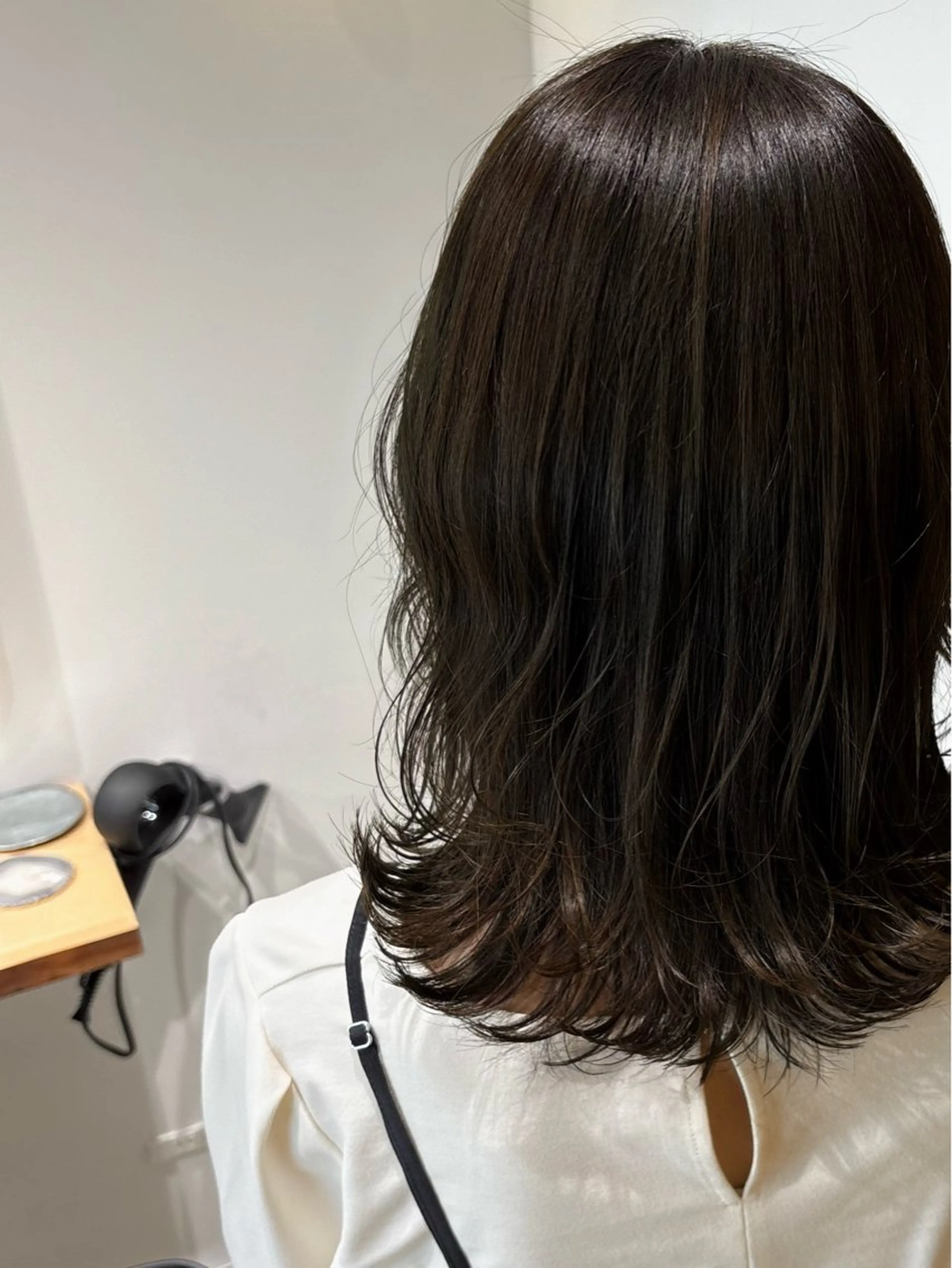 ミディアム カット ヘアカラー 名駅/大人可愛い /艶髪/流音のヘアスタイル