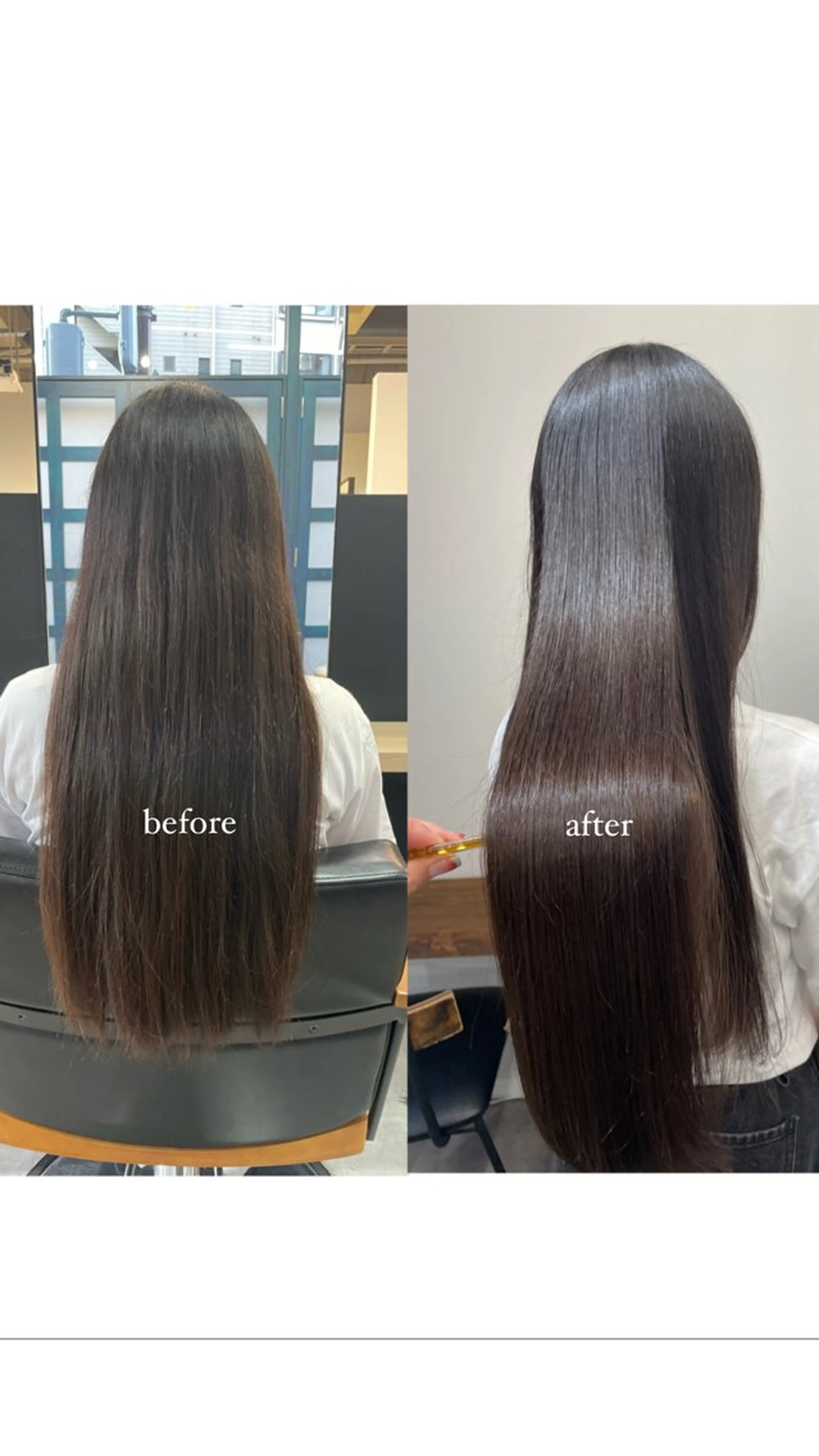 ☔️縮毛矯正☔️カット＋リタッチorフル（前髪のみ可能）＋トリートメントの写真