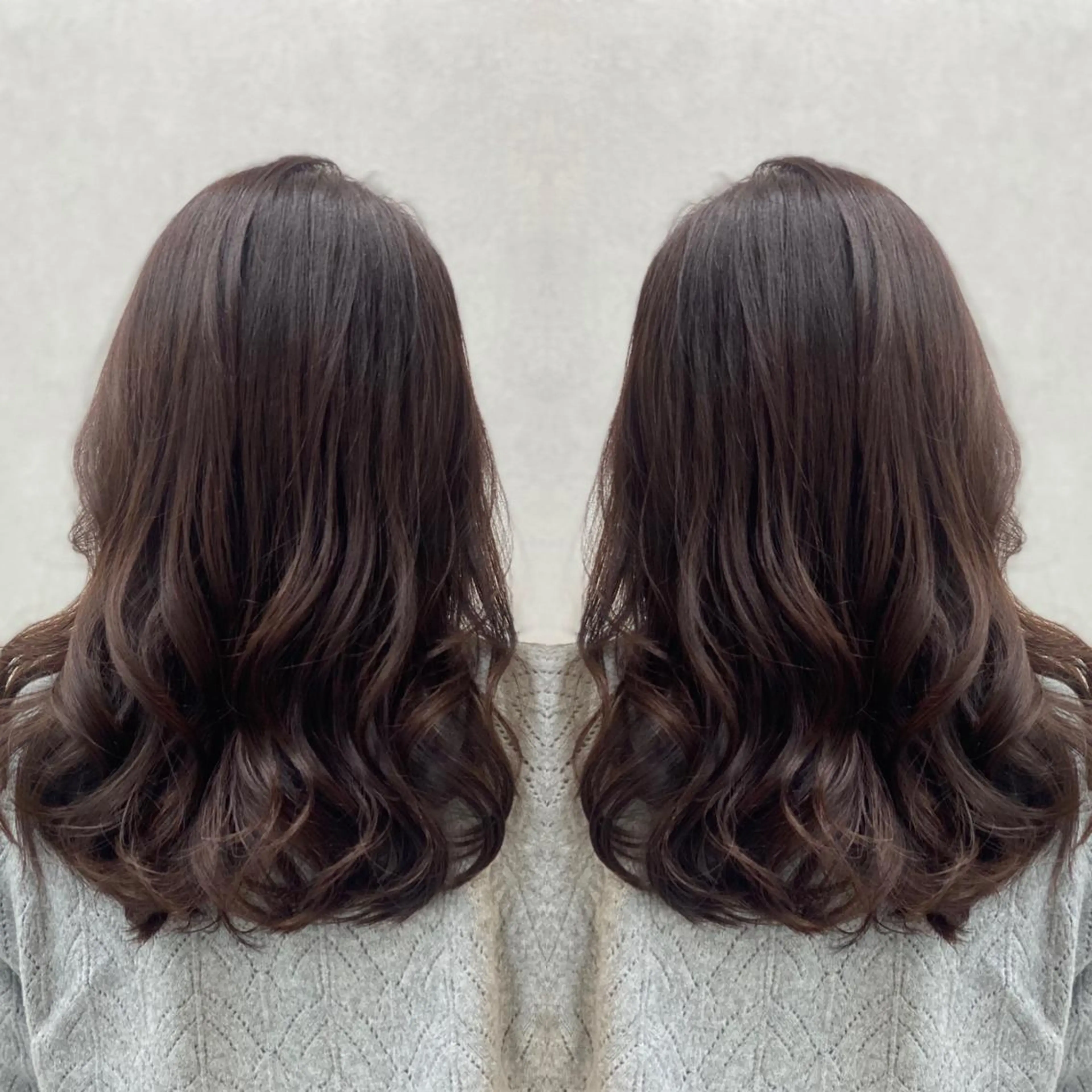 ロング カラー カット ヘアカラー トリートメント tocca 💜石田愛結💜のヘアスタイル