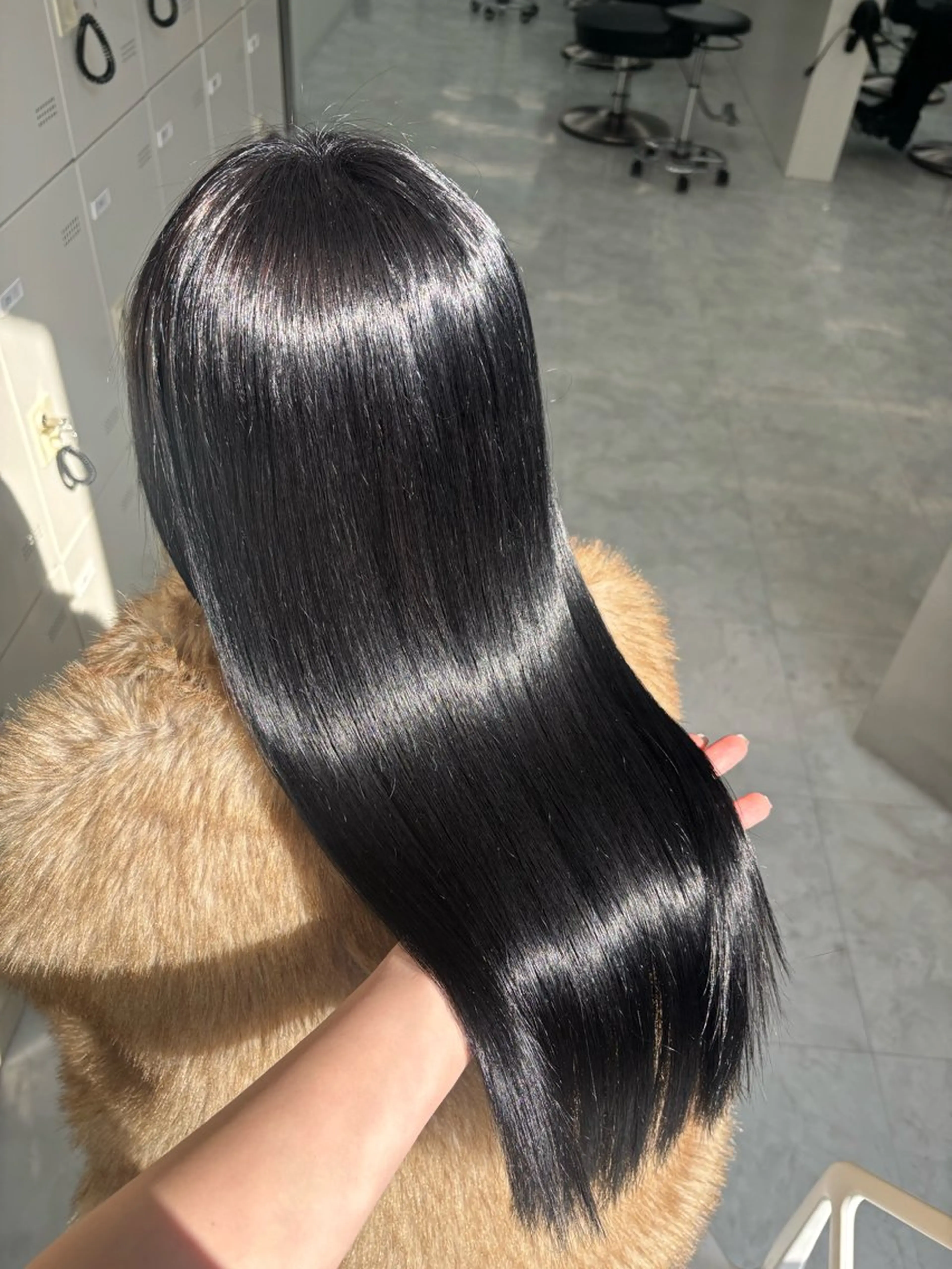 ロング カラー 髪質改善 ヘアカラー 縮毛矯正 トリートメント ガーリーstyle ❤︎misaki🏹のヘアスタイル