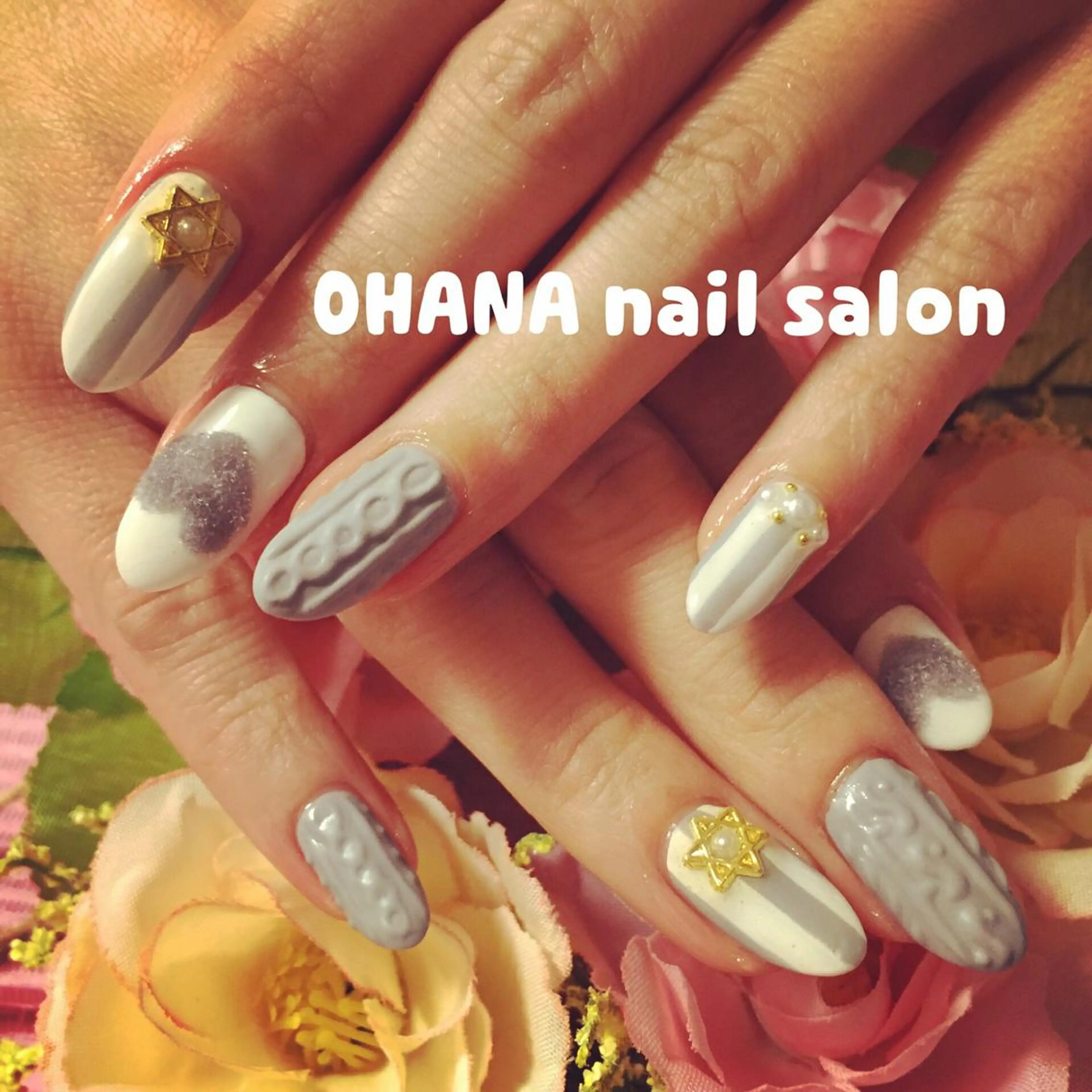 ネイル ハート 冬ネイル 那覇🏝️台湾人 ネイリストSHIUのネイルデザイン