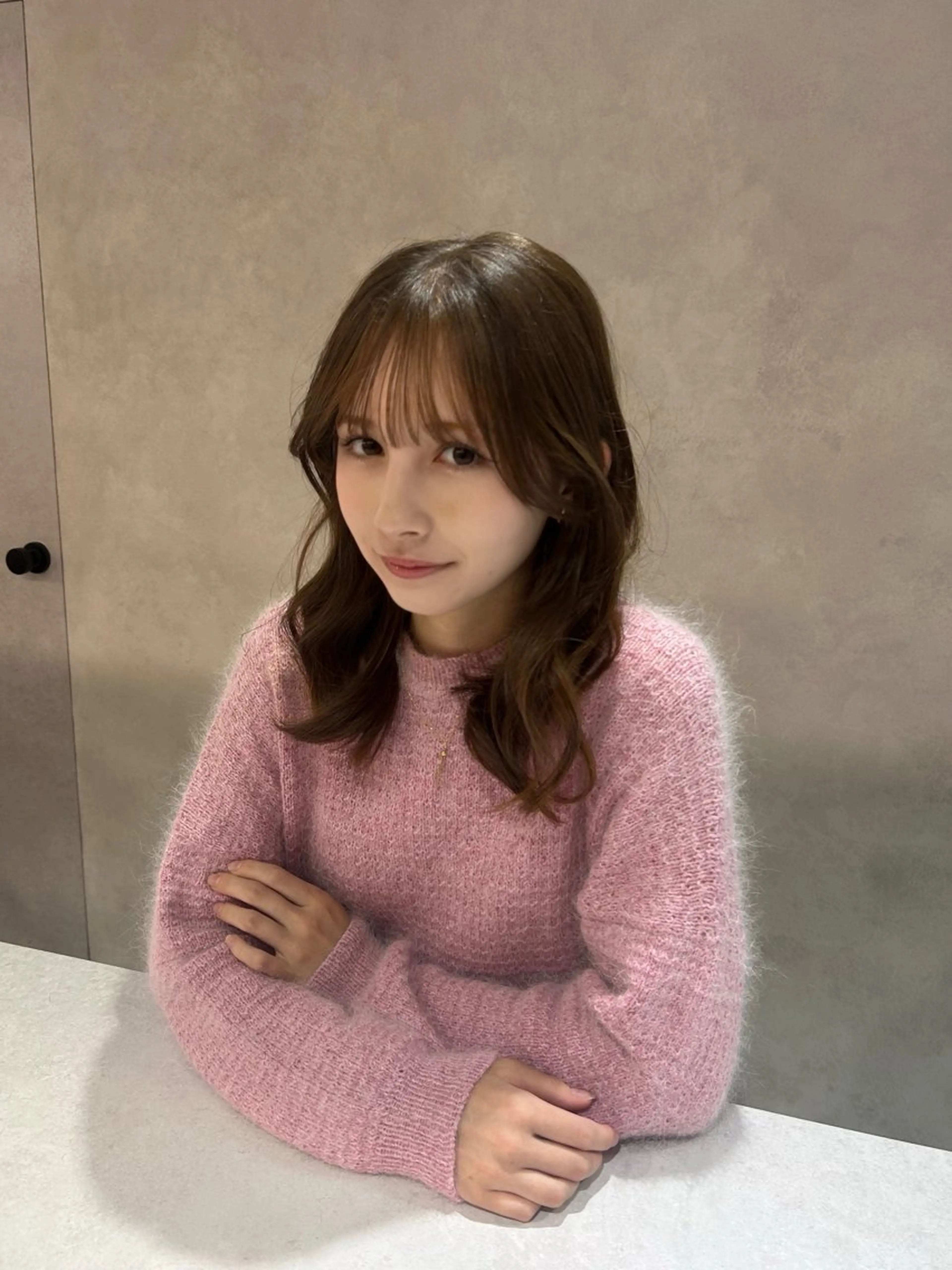 ミディアム ヘアアレンジ 🌷HARU 暖色/ヘアセット🫧のヘアスタイル