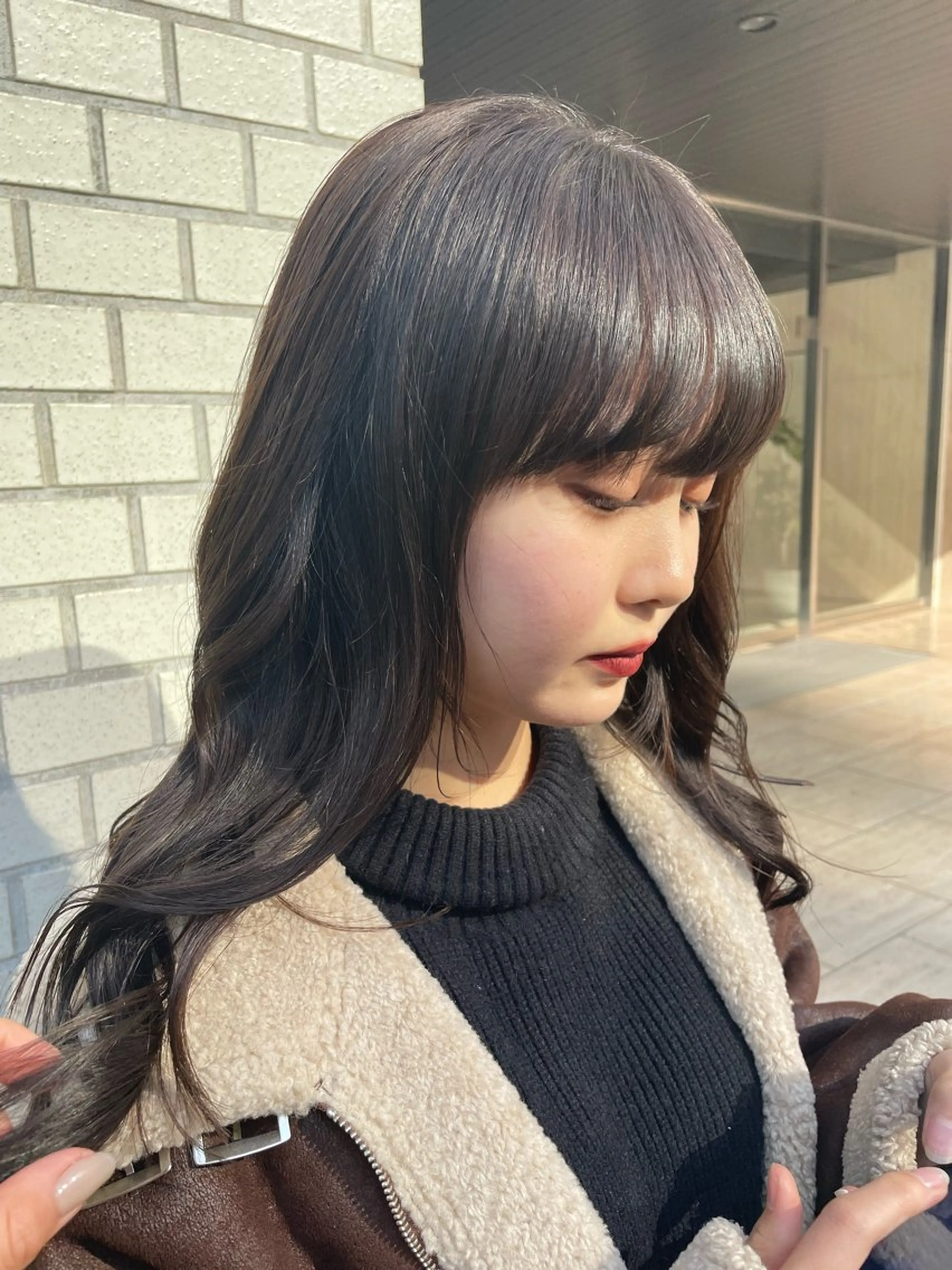 ロング カラー パーマ ヘアアレンジ ERINA/レイヤー /梅田のヘアスタイル