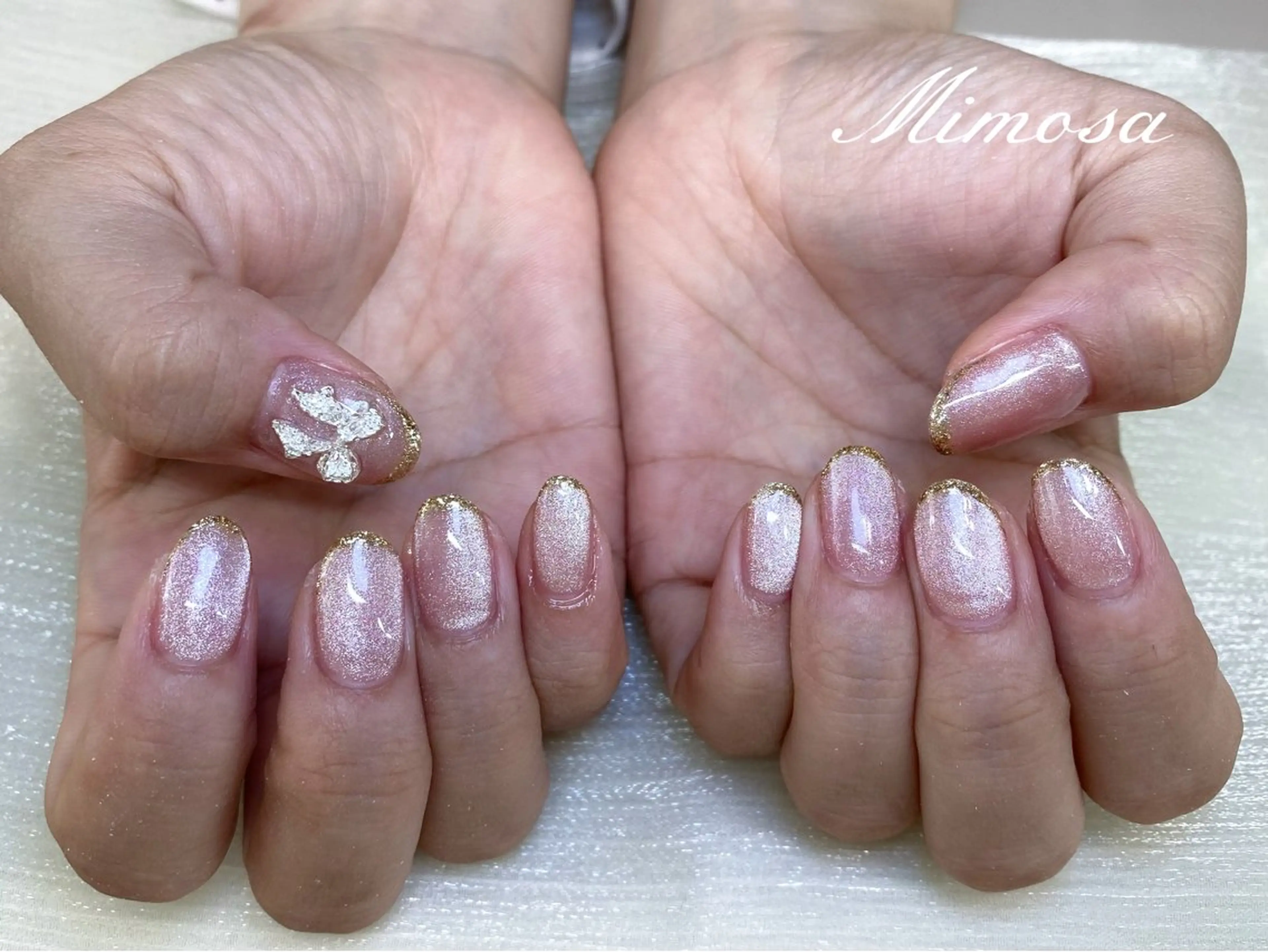 ネイル ハンドネイル 💛Mimosa💛 吉祥寺のネイルデザイン