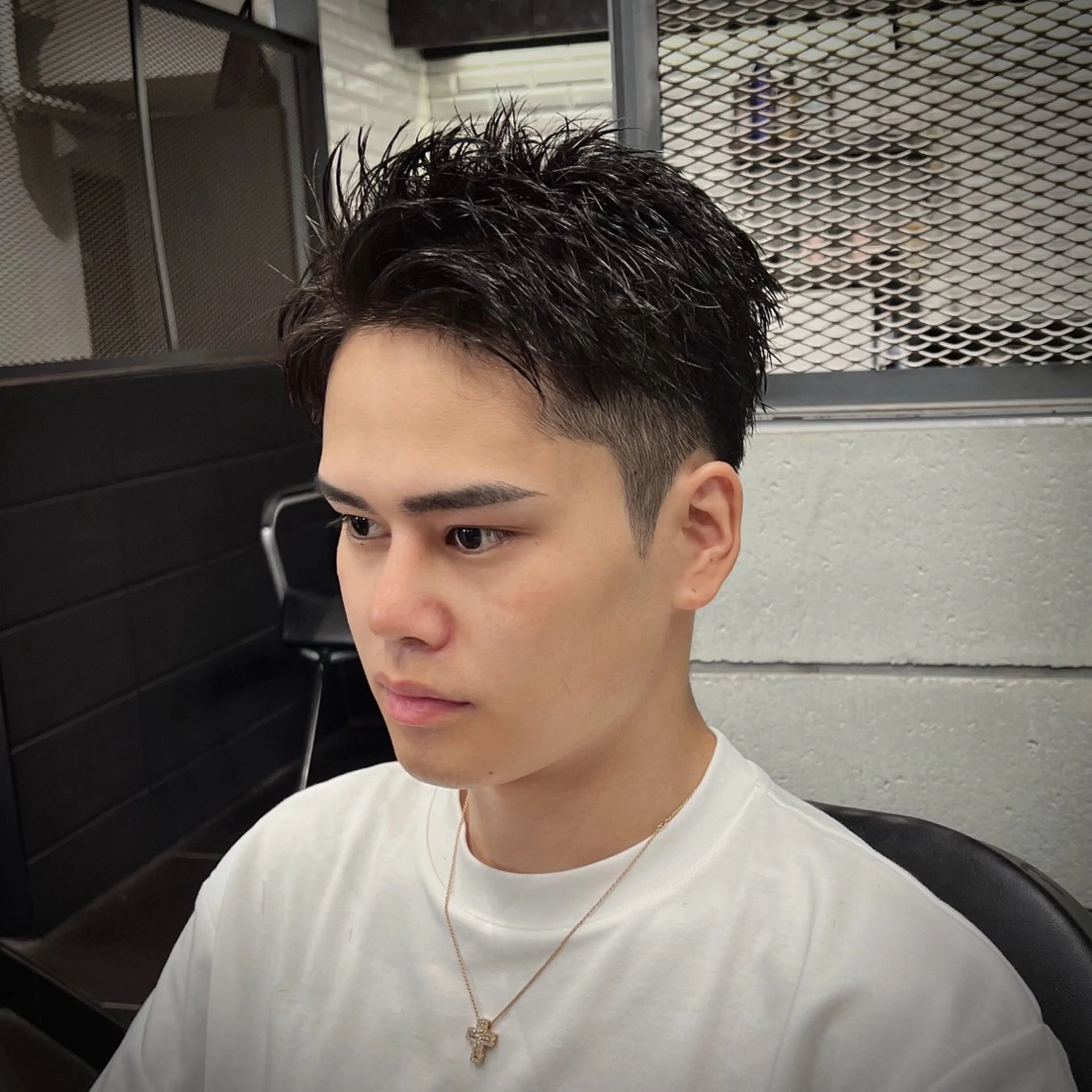 メンズ 刈り上げ カット トリートメント ヘッドスパ メンズ特化/パーマ/ メッシュ/竜成のヘアスタイル