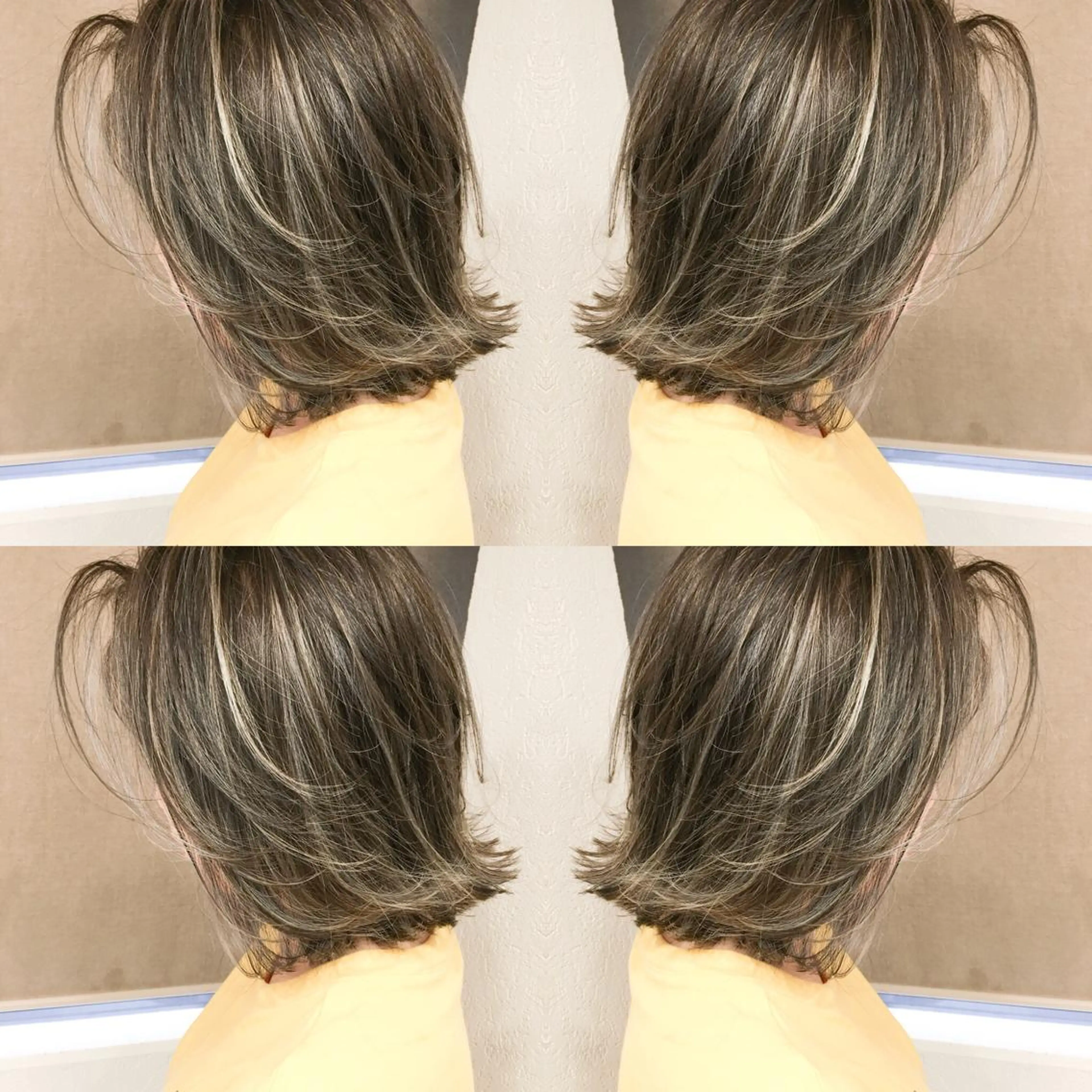 ショート カラー ネイル マツエク・マツパ ベージュカラー カット ヘアカラー トリートメント 井上 一平のヘアスタイル