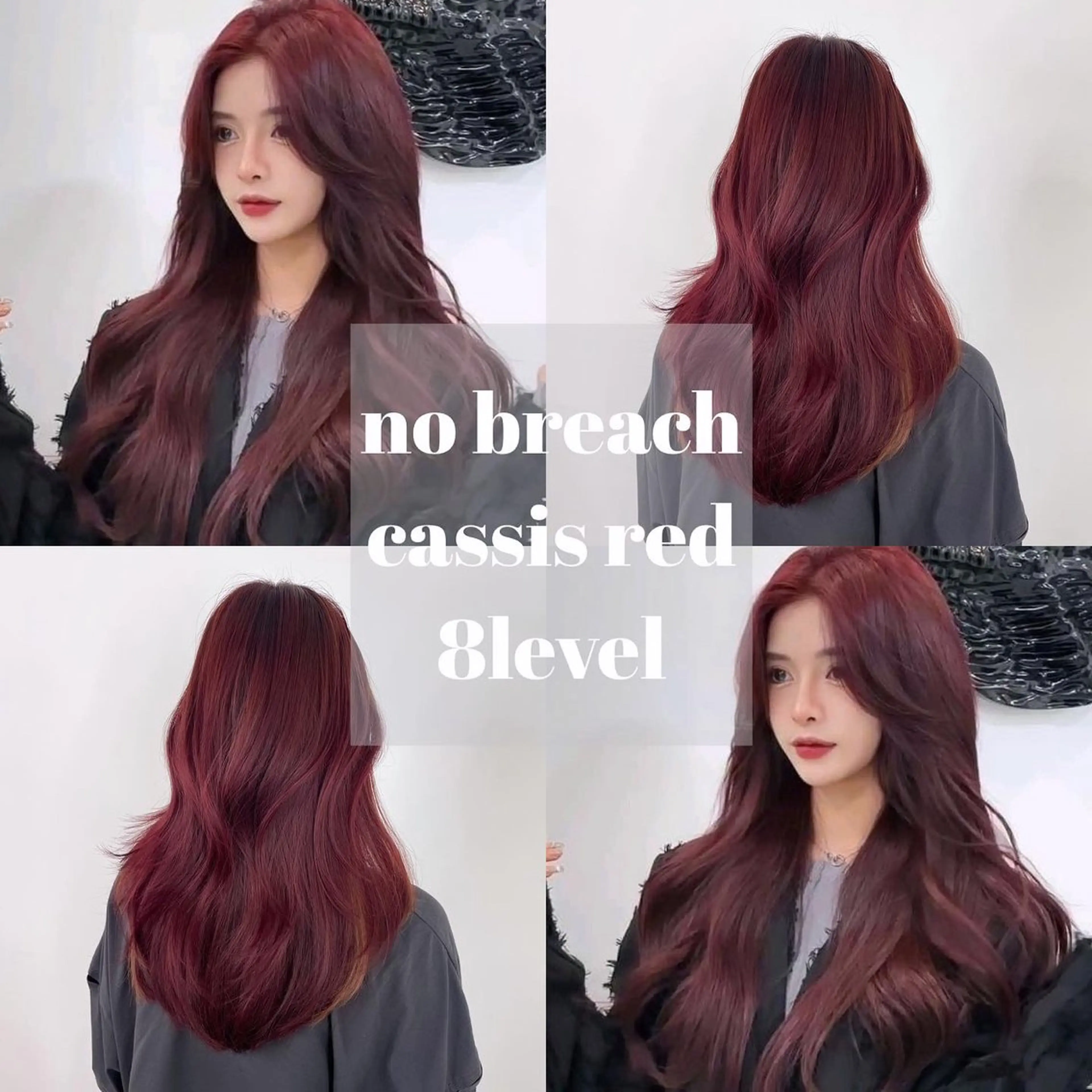 ロング カット ヘアカラー 韓国ヘア🇰🇷 YURIYAのヘアスタイル