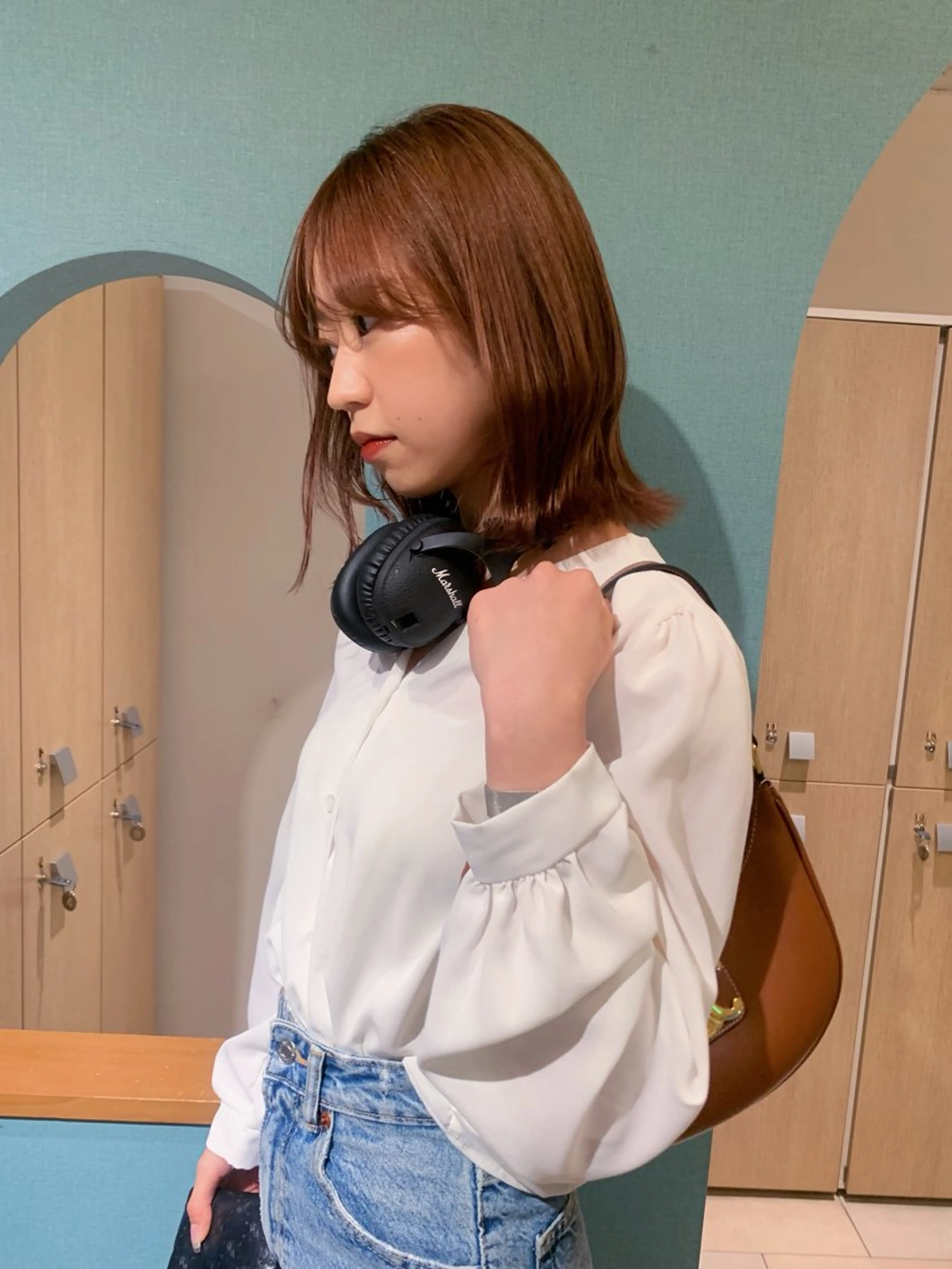 カット＋ダブルカラー（ブリーチ有り）ミルクティー系カラー🤎の写真