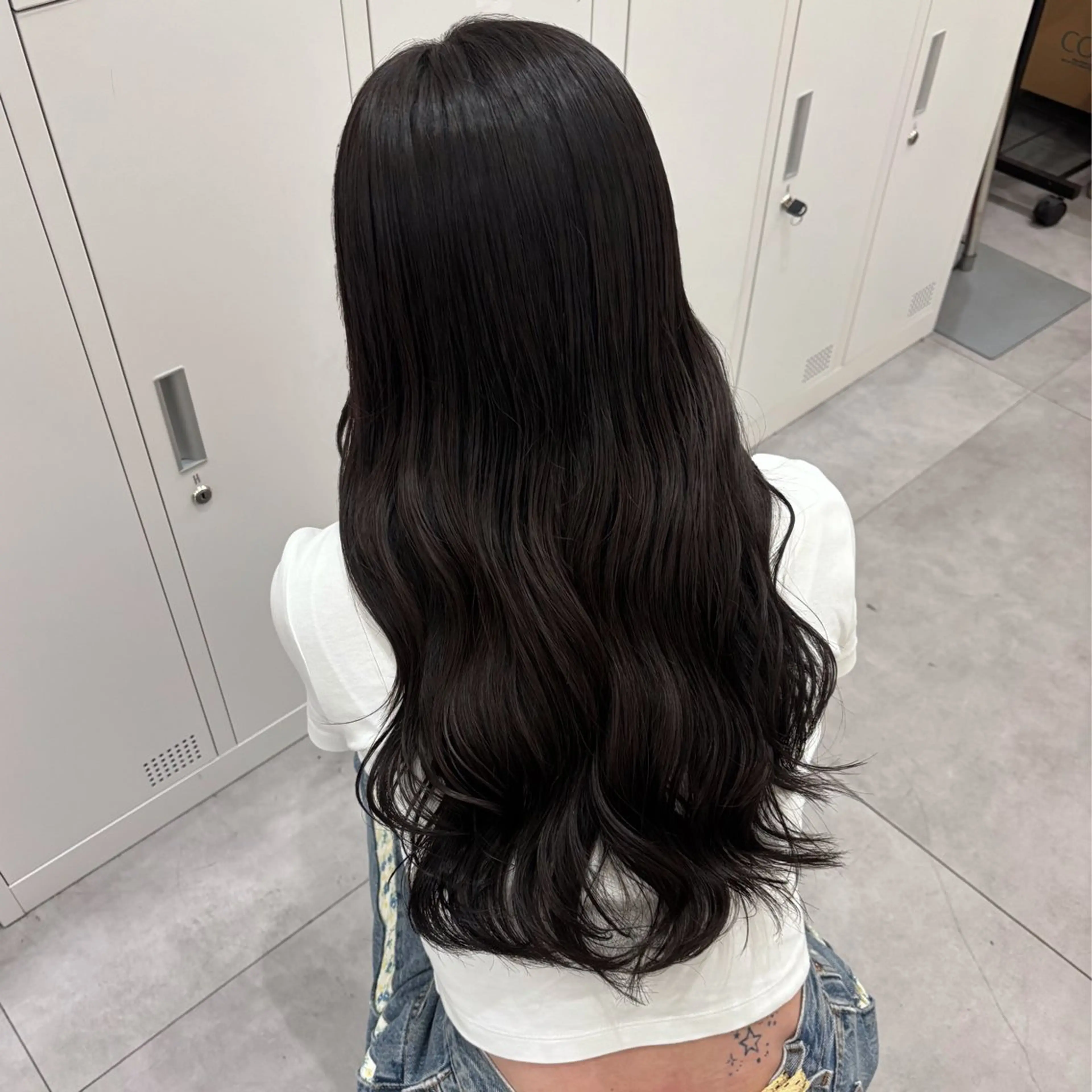 ロング カラー カット ヘアカラー トリートメント グレージュ🐰透明感 カラー🫧akihoのヘアスタイル