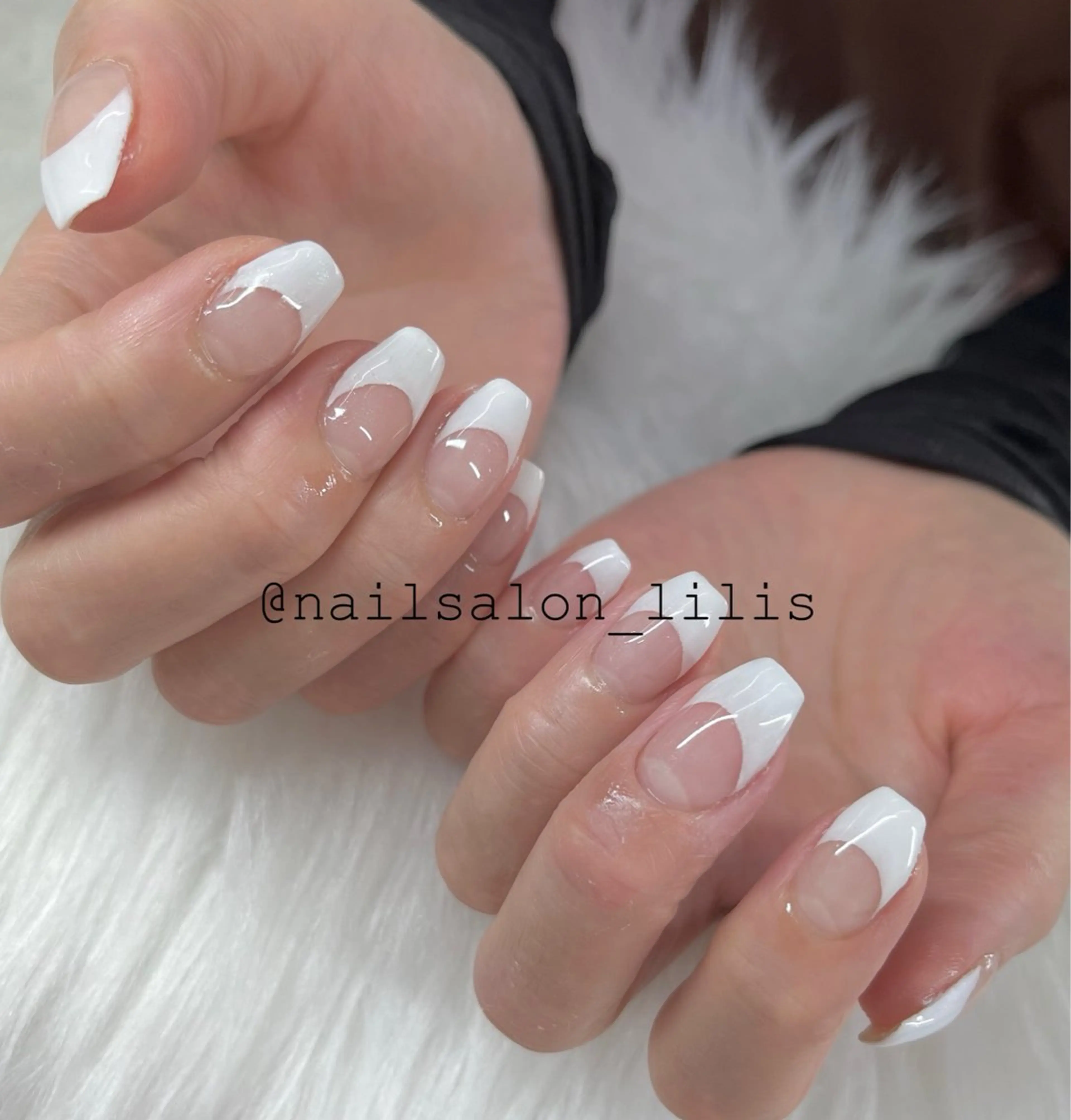 ネイル フレンチネイル ハンドネイル nailsalon lilis所属・nailsalon Lilisのネイルデザイン