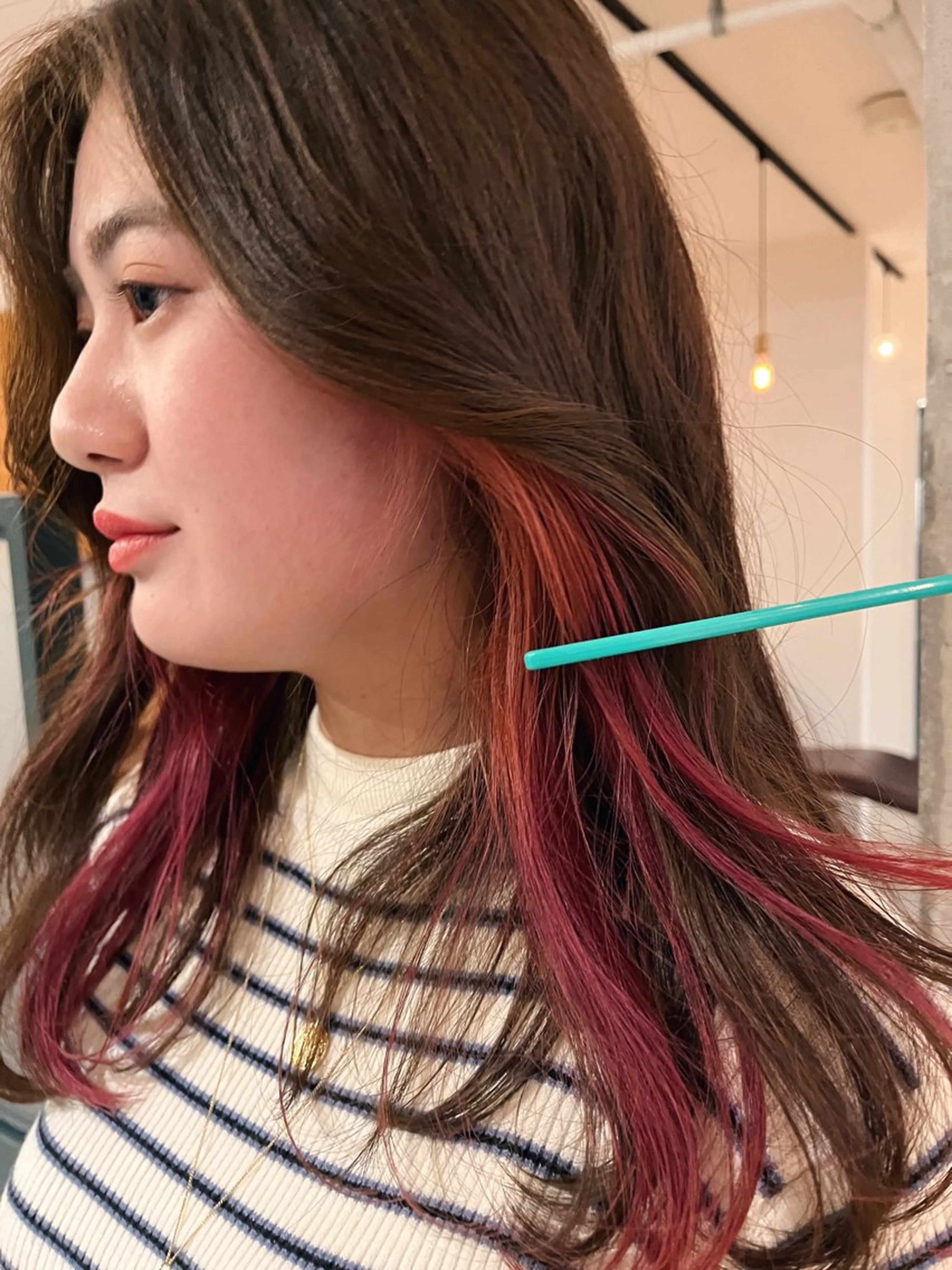 ロング カラー 暖色/パーマ 🌼クニトウメイのヘアスタイル