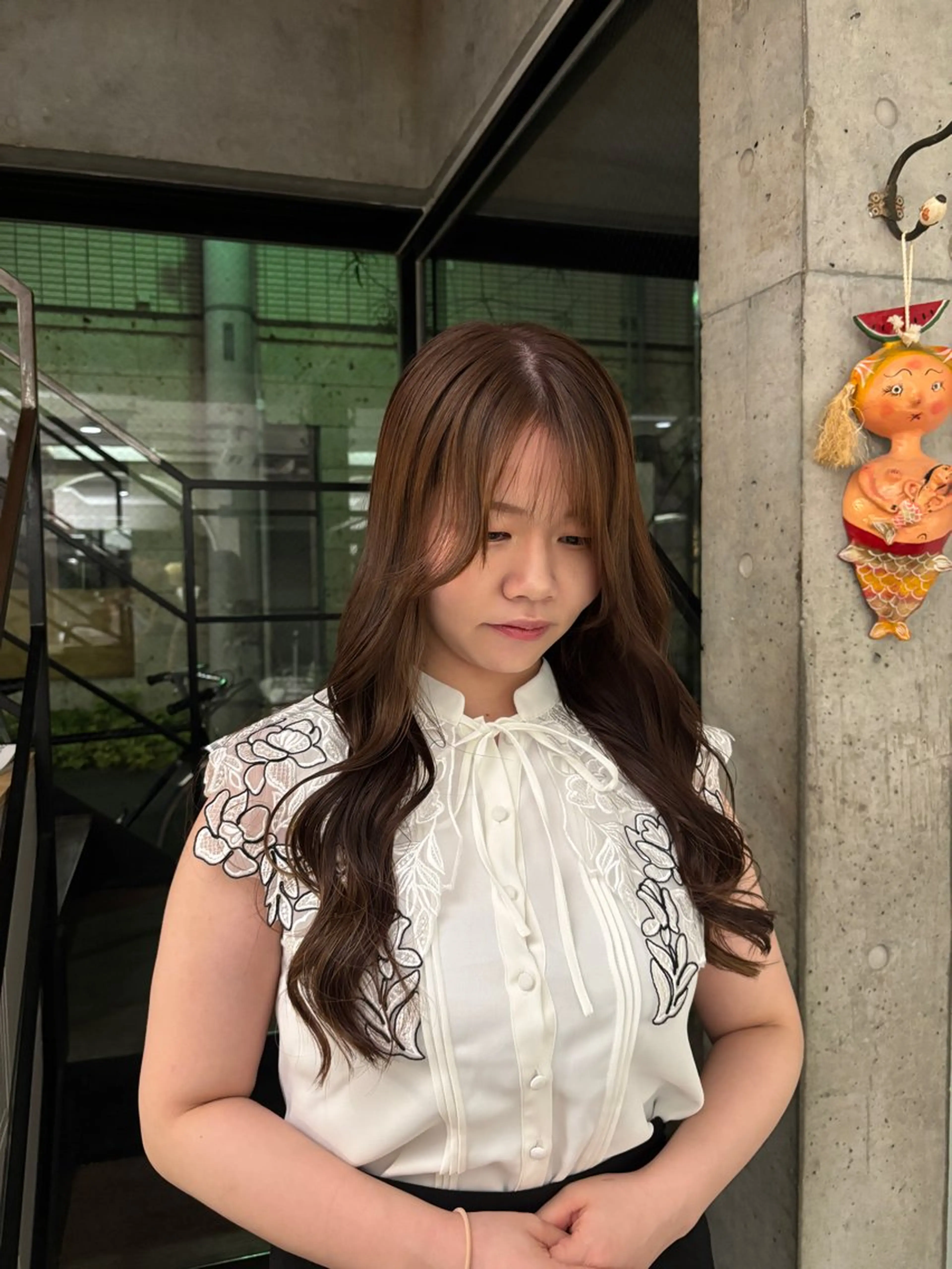 カラー 松林 花沙のヘアスタイル