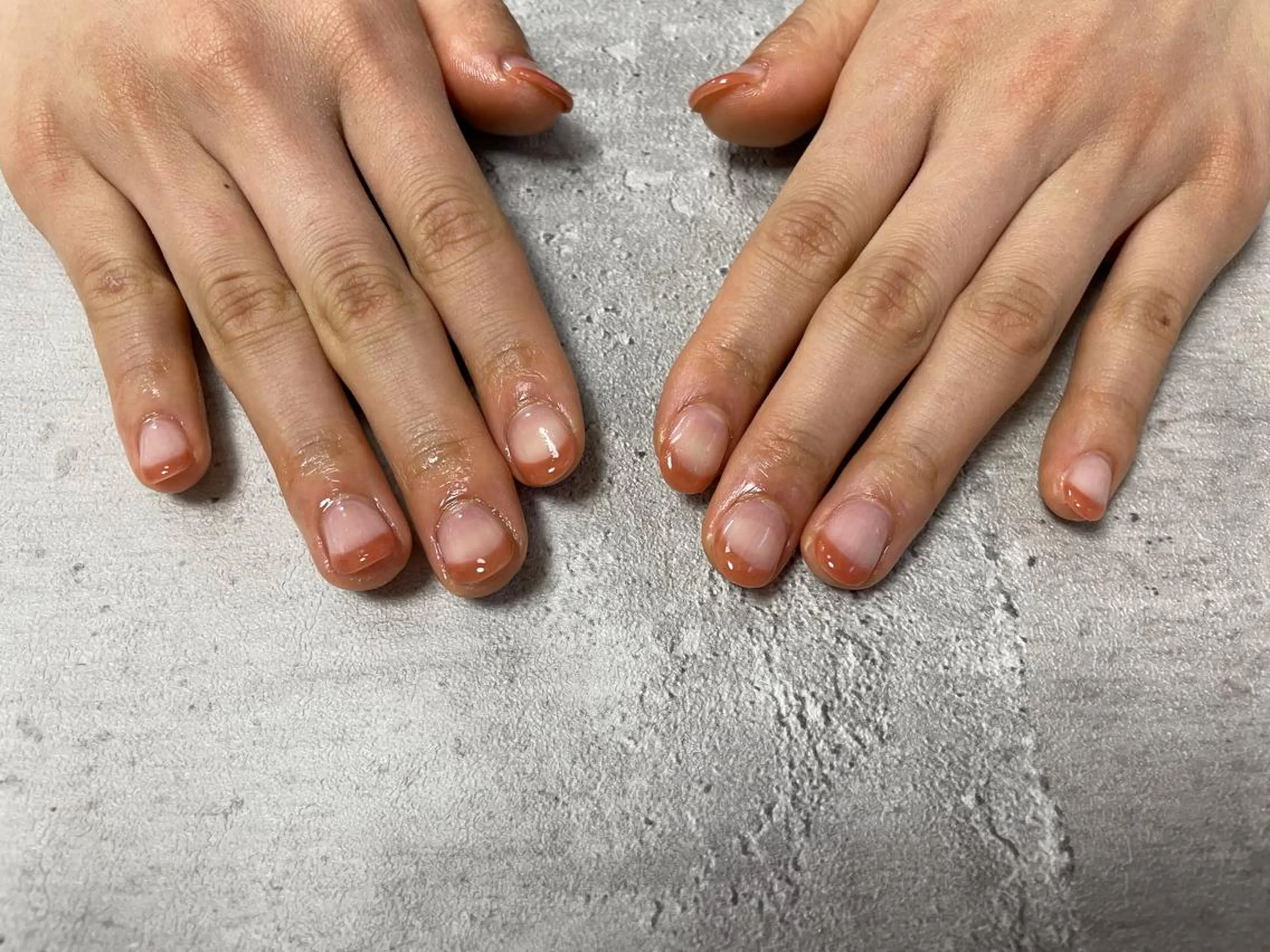 ネイル ブラウン Mogu nail 二子玉川のネイルデザイン