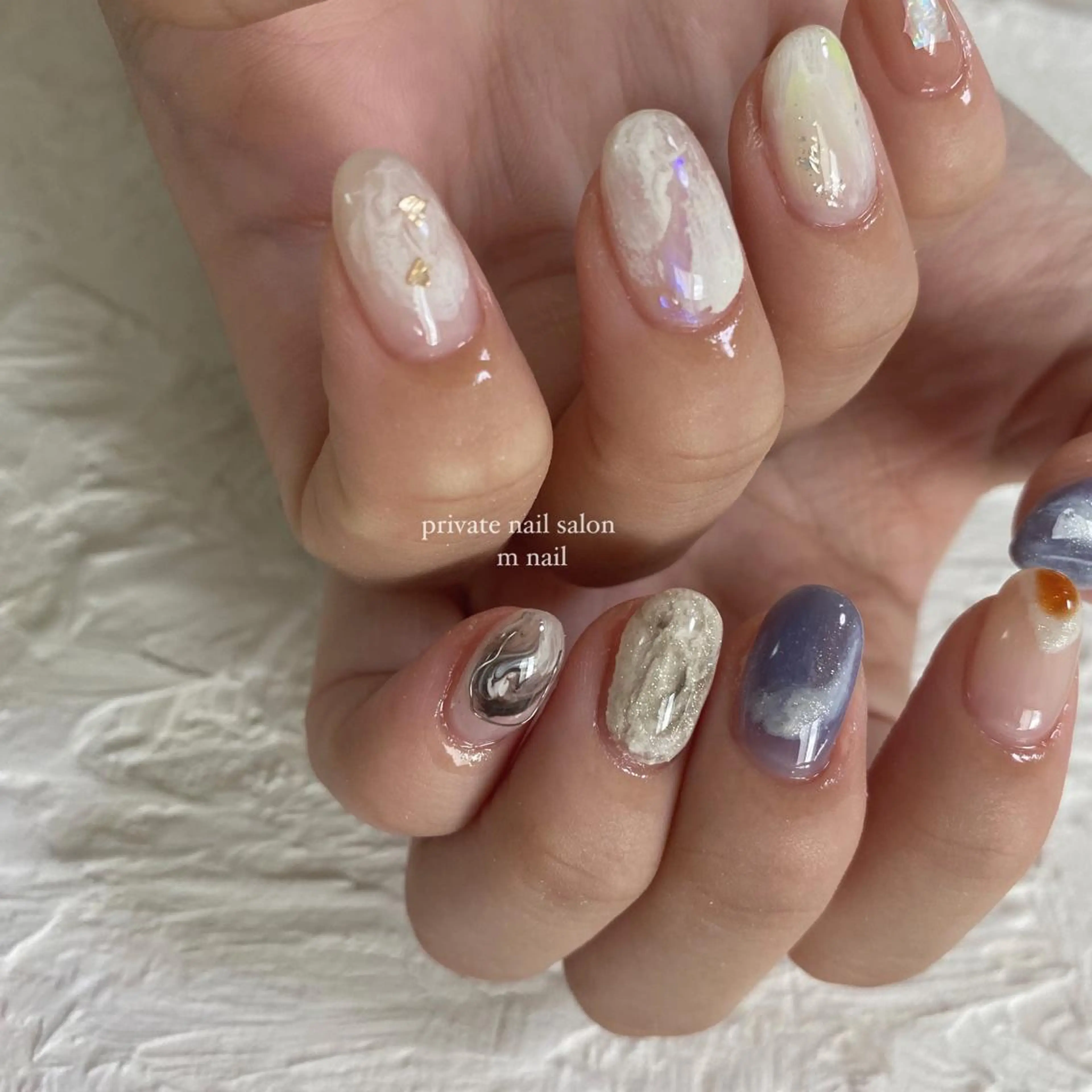 ネイル 持ち込み ハンドネイル 小河原 舞のネイルデザイン