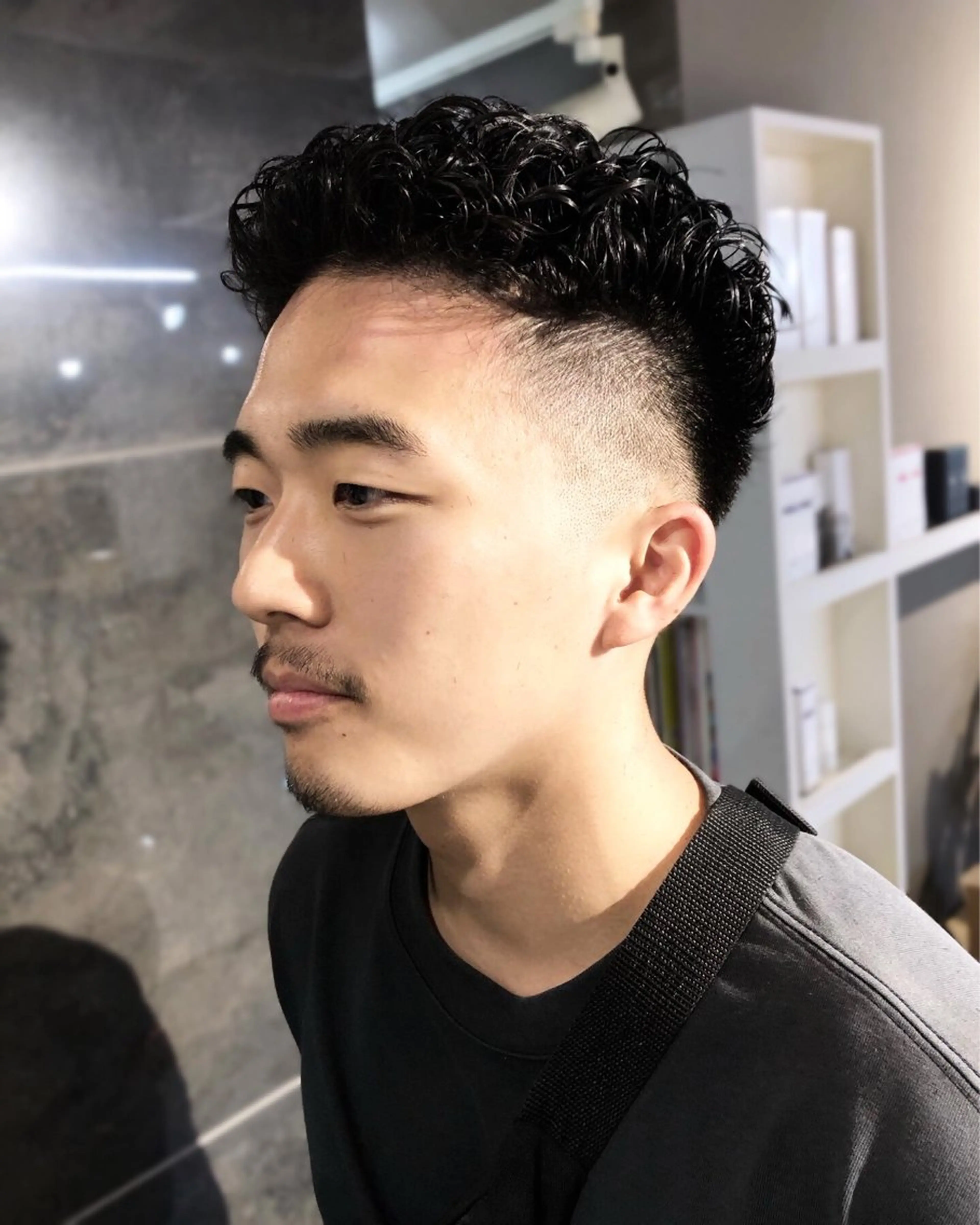 パーマ ヘアアレンジ メンズ カット パーマ トリートメント ヘアセット ainico+所属・メンズ特化✂️栗原 侑也のヘアスタイル