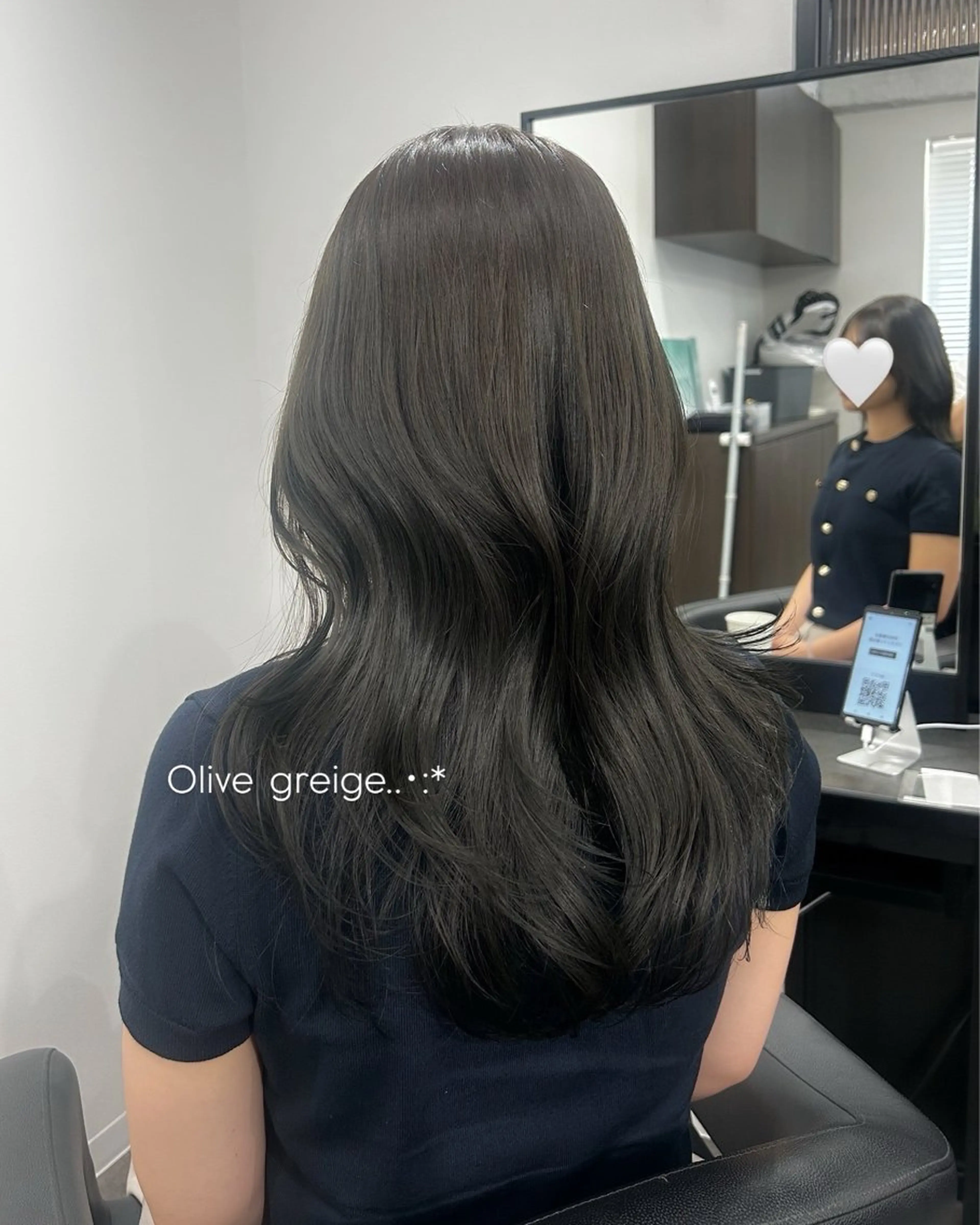 ロング カラー ヘアアレンジ メンズ キッズ ヘアカラー トリートメント ヘアセット ブリーチなしカラー/ ブラウン/レイヤーのヘアスタイル