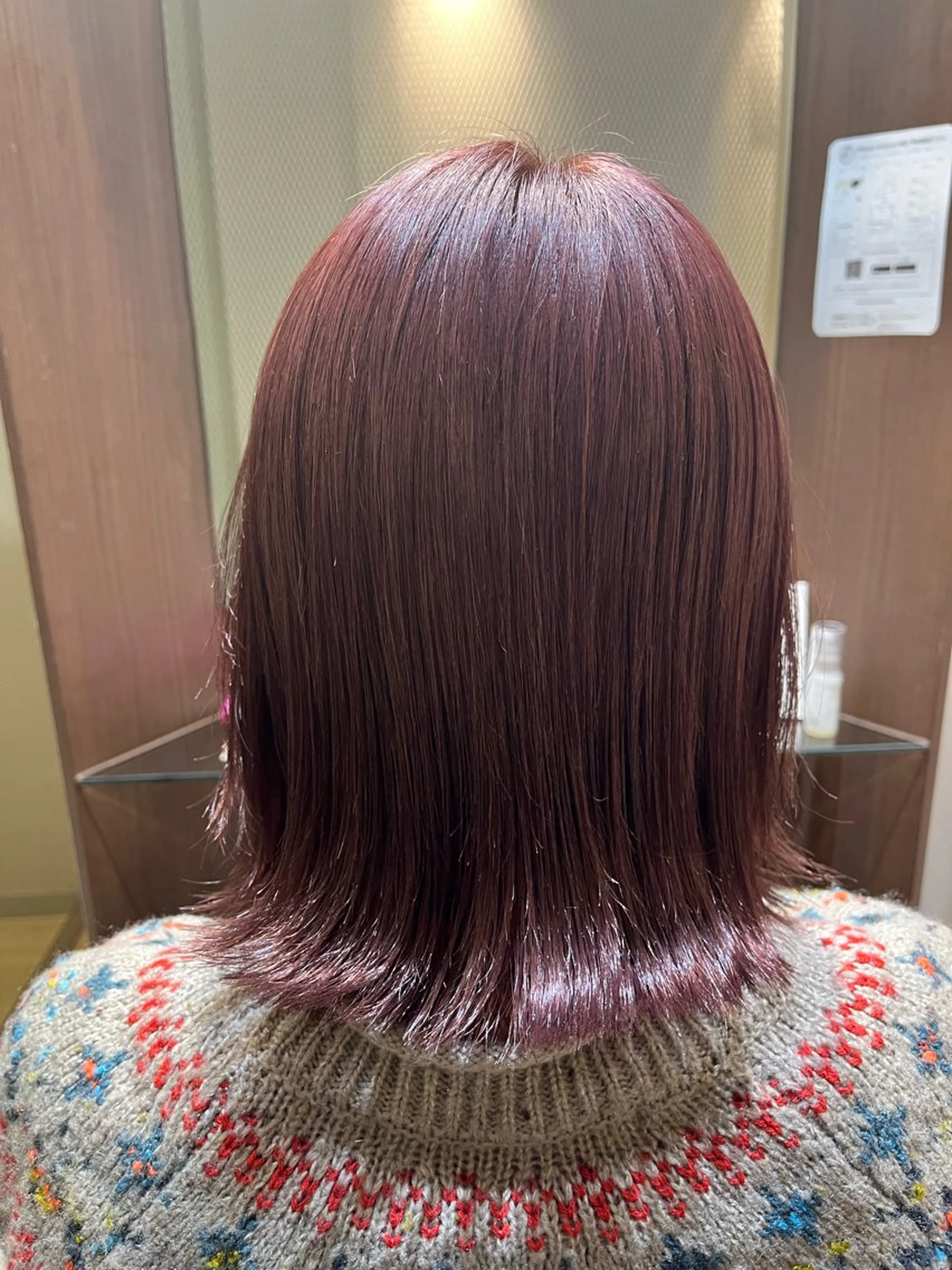 ミディアム 山下 まりなのヘアスタイル