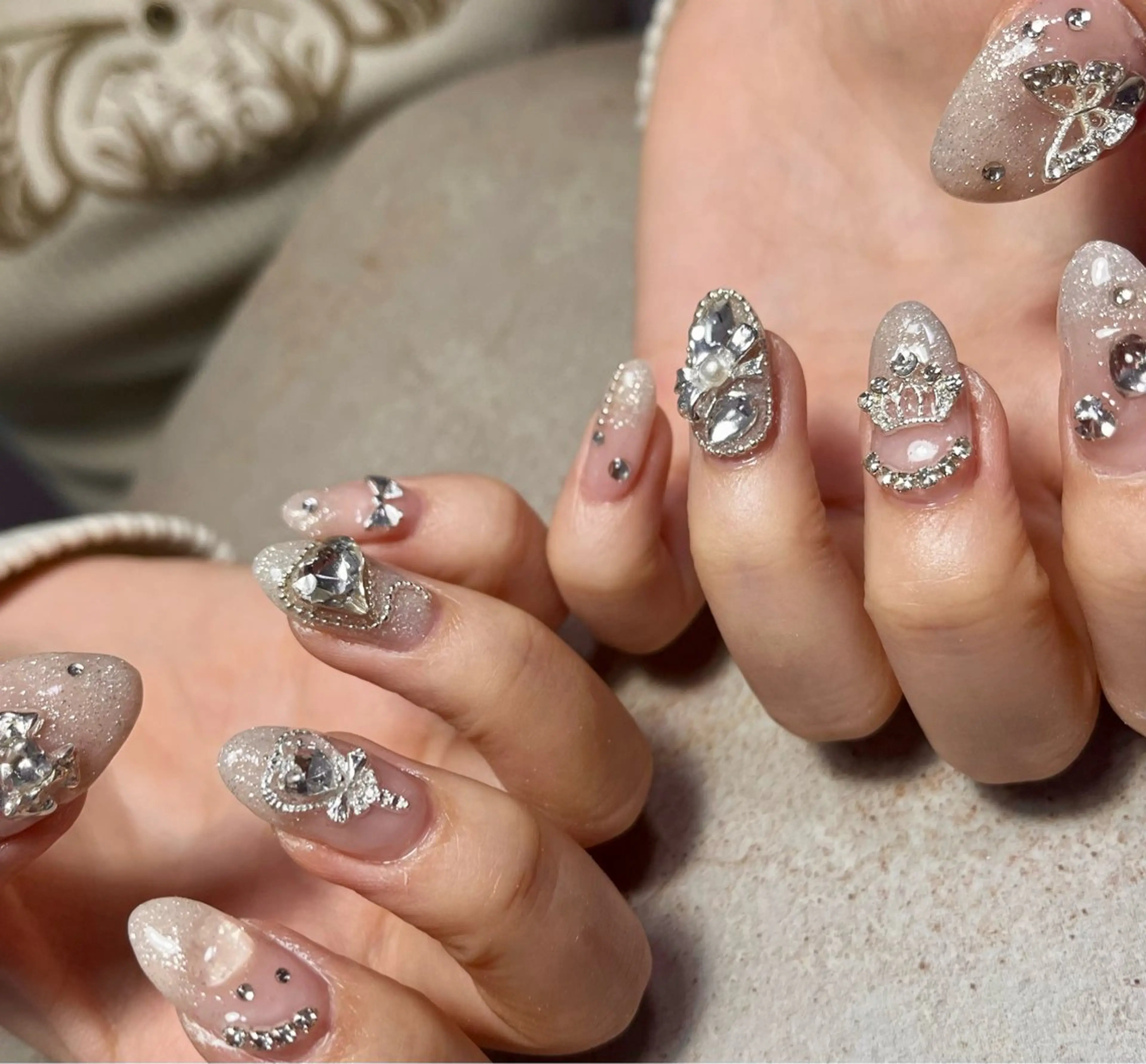 ネイル ハンドネイル goldgleams ちなのネイルデザイン