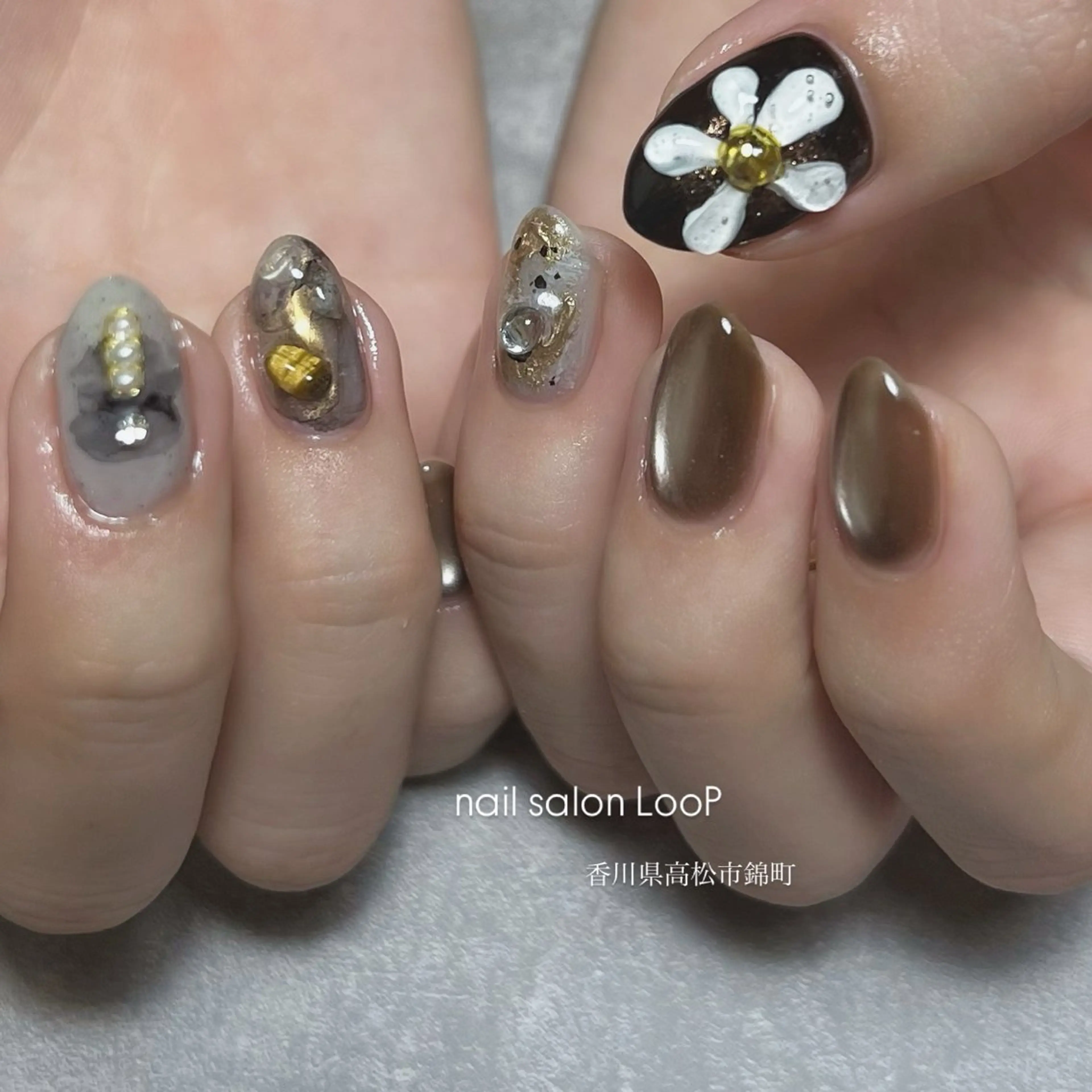 ネイル ハンドネイル LooP riho / nuanceのネイルデザイン