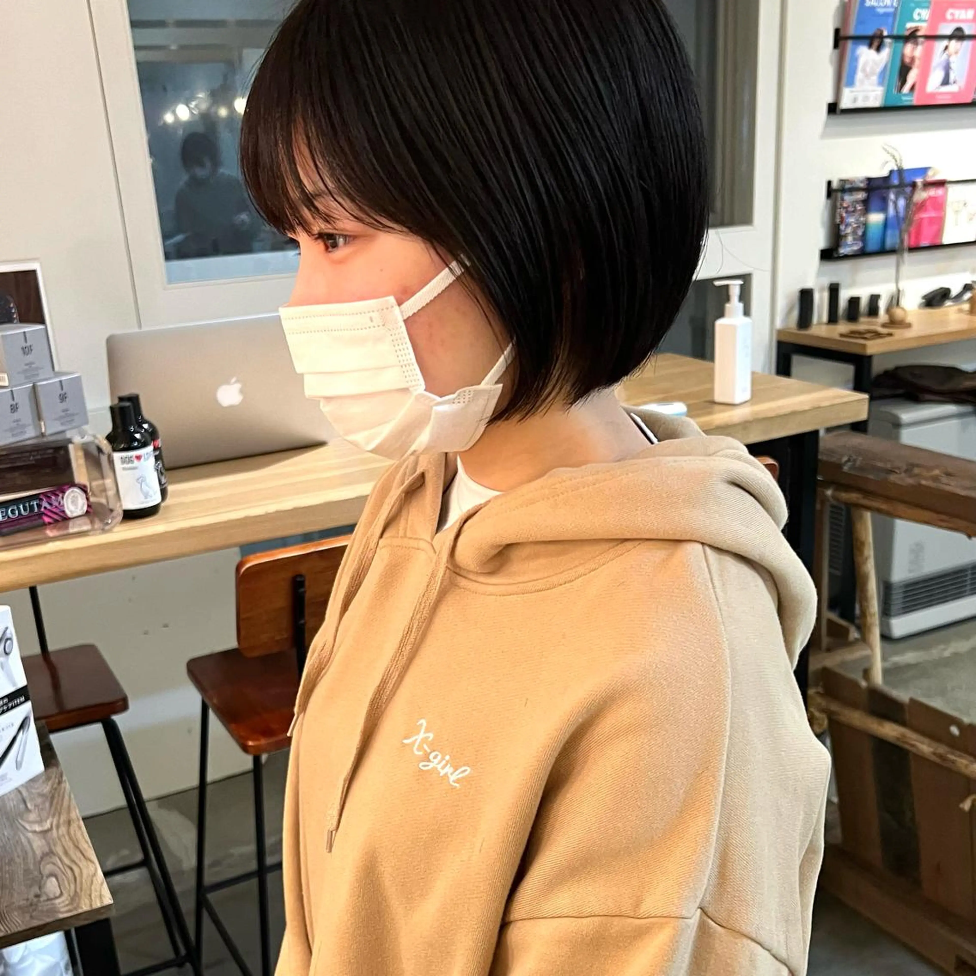 ショート ショートボブ ボブ ショートヘア jjeno所属・kaN./ボブ /髪質改善ストレートのヘアスタイル