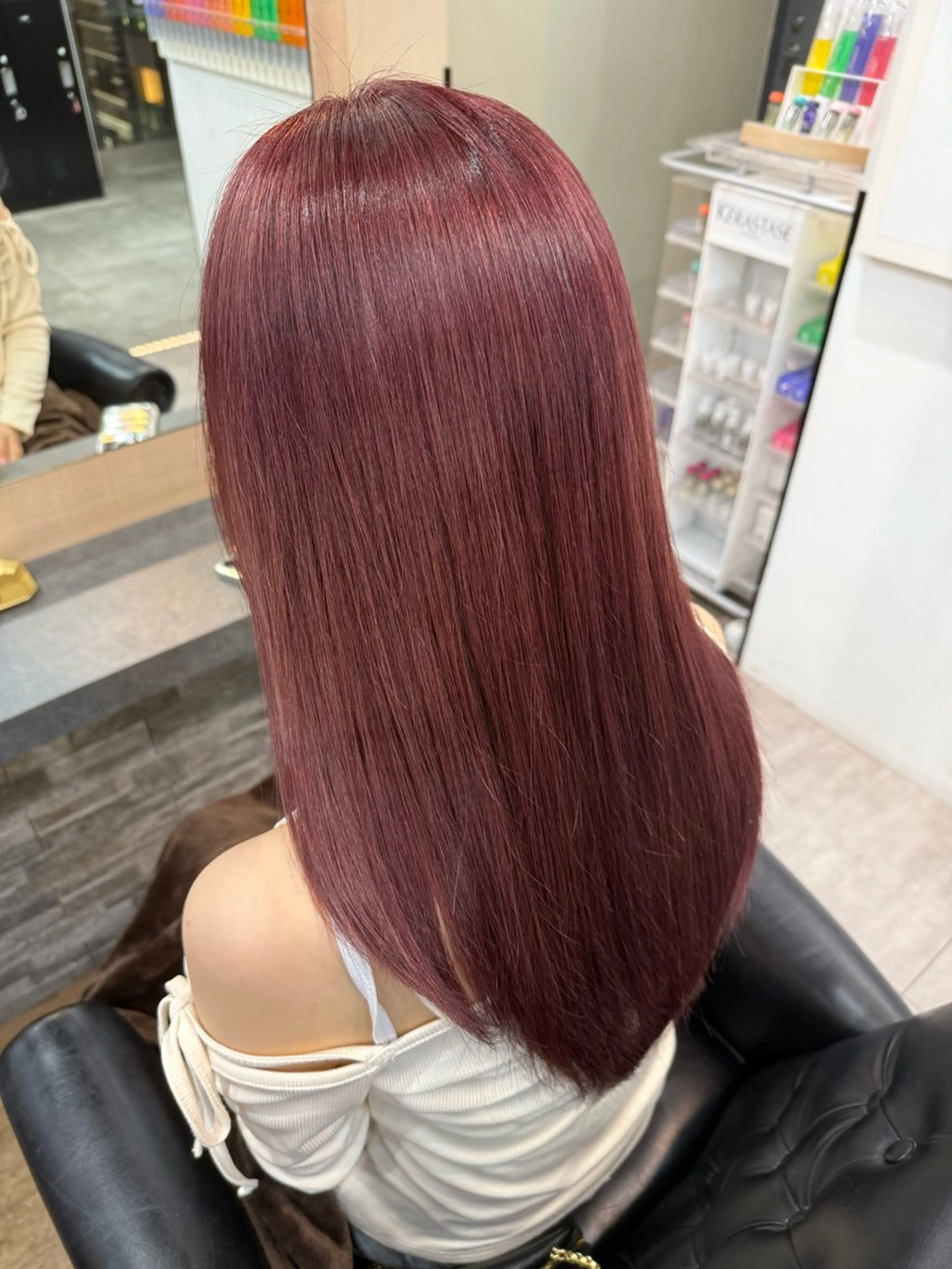 ロング ヘアカラー Lapis ちはなのヘアスタイル