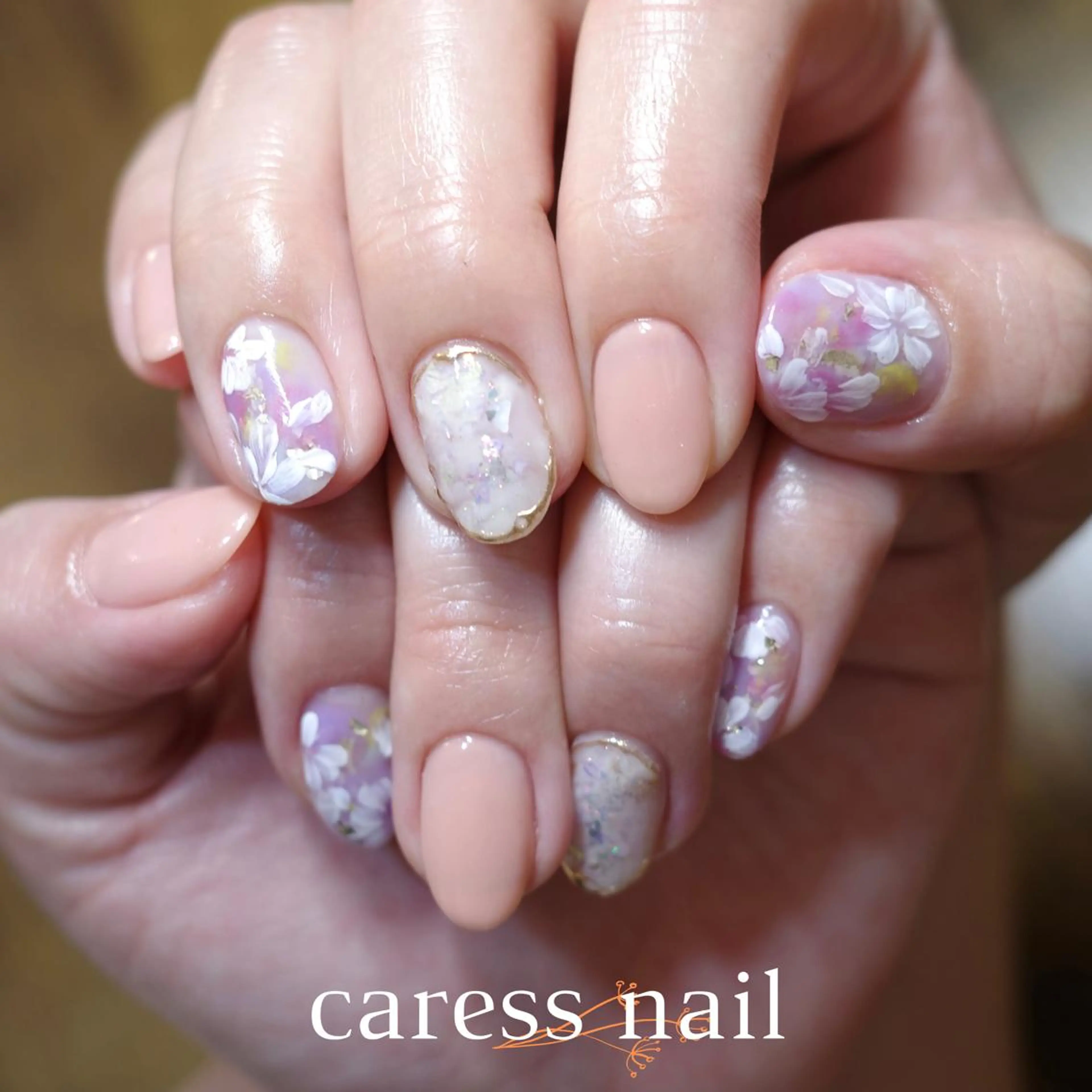 ネイル ハンドネイル caress nail カレスネイル 代々木上原所属・カレスネイル さいのネイルデザイン
