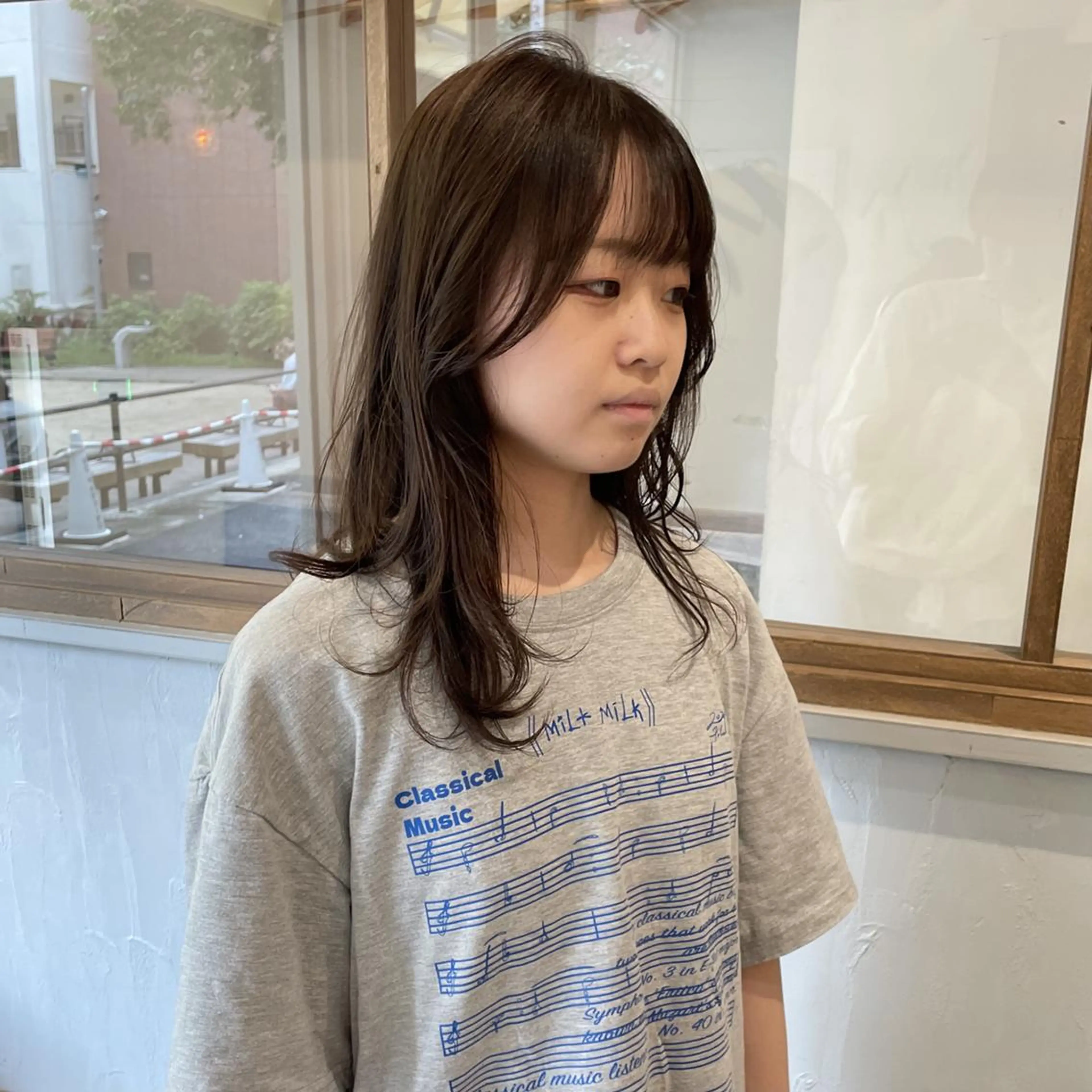 セミロング カラー ヘアカラー 神戸元町店 スタッフのヘアスタイル