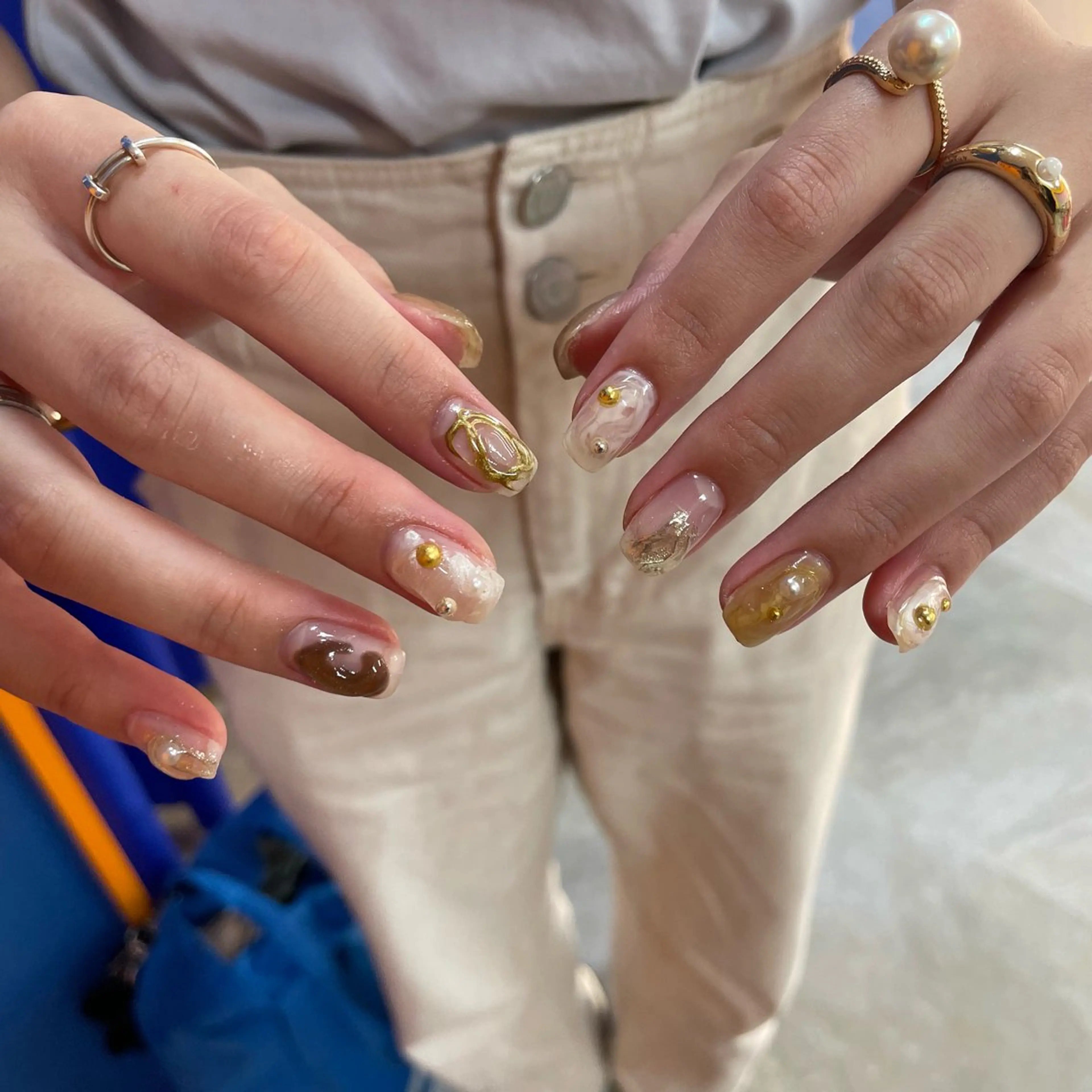 ネイル ハンドネイル ひめか🫁 推し概念・個性派のネイルデザイン