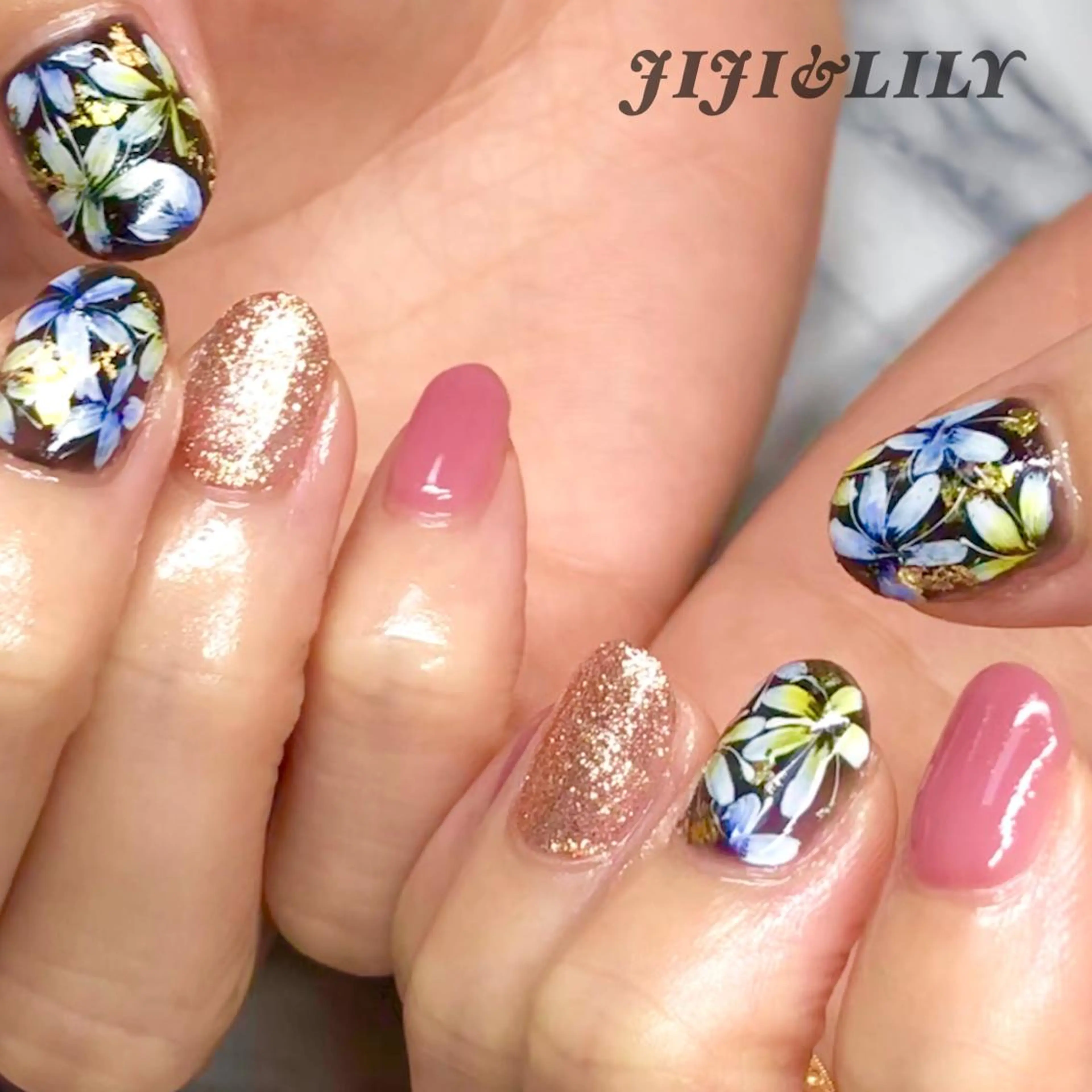 ネイル フラワーネイル 豊田 圭子のネイルデザイン