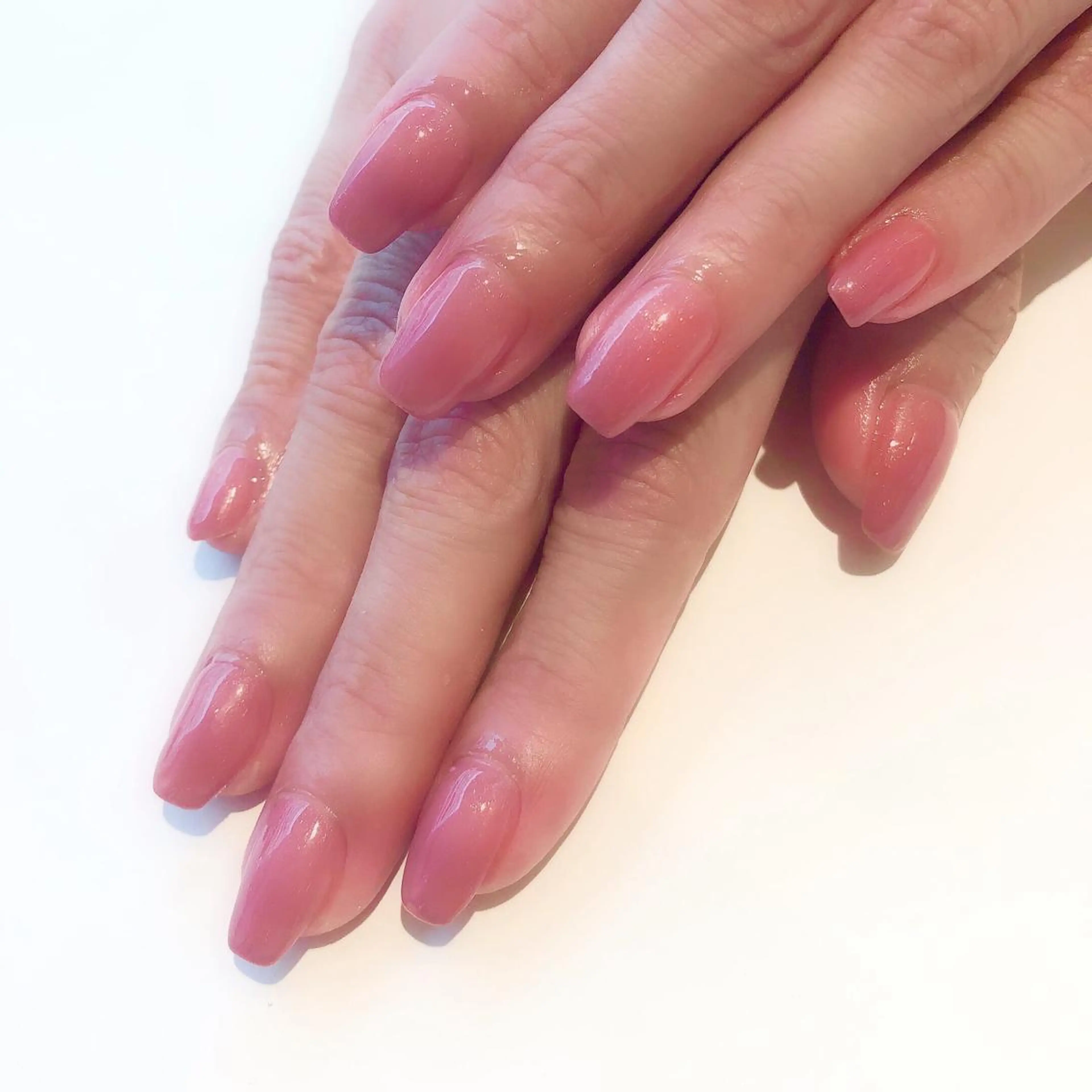 ネイル ラメ(グリッター) ピンク 桜 成美のエステ・リラクイメージ