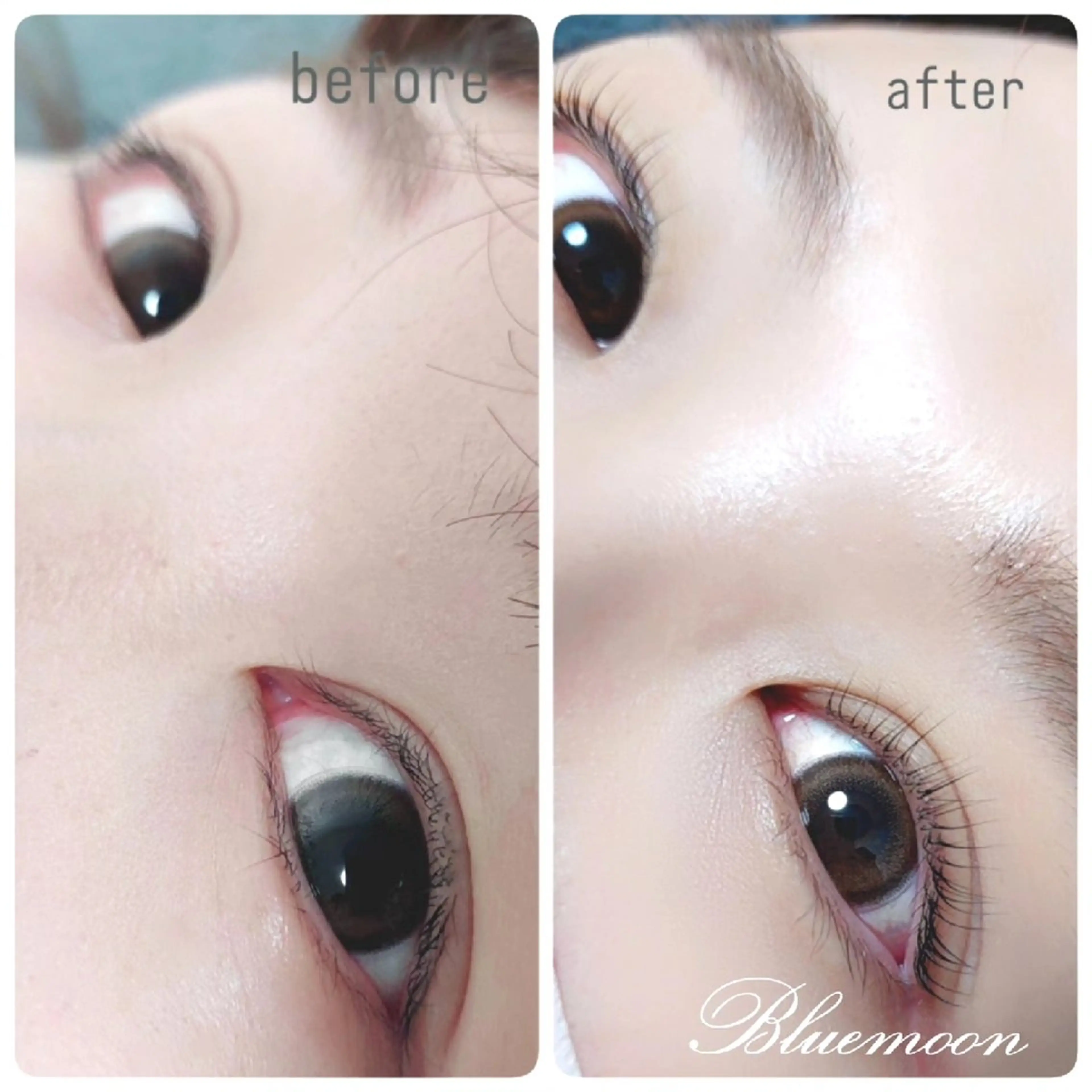 マツエク・マツパ パリジェンヌラッシュリフト Bluemoon所属・Blue moonのマツエク・マツパデザイン