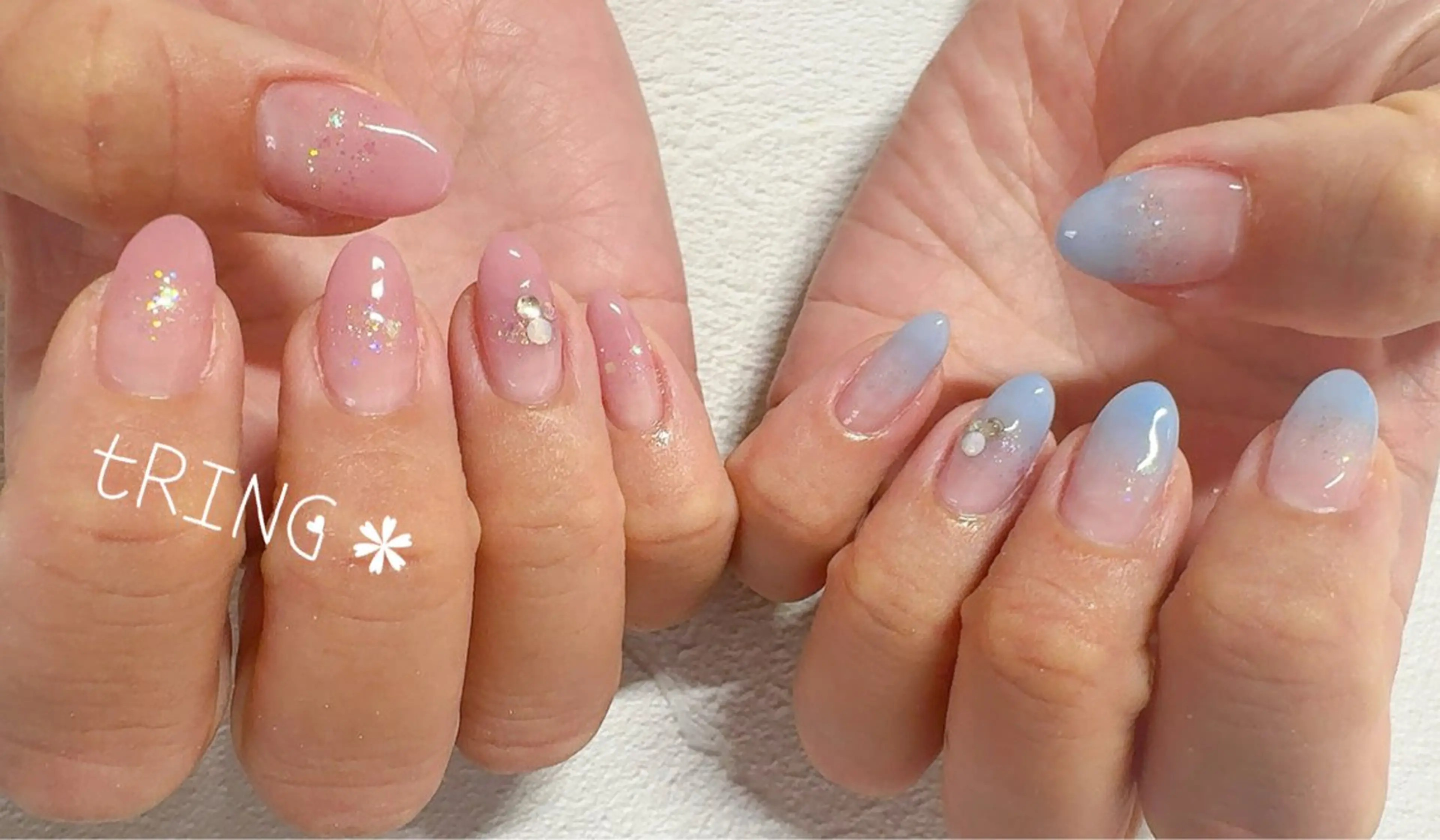 ネイル ハンドネイル tRING＊ しいの木台のネイルデザイン