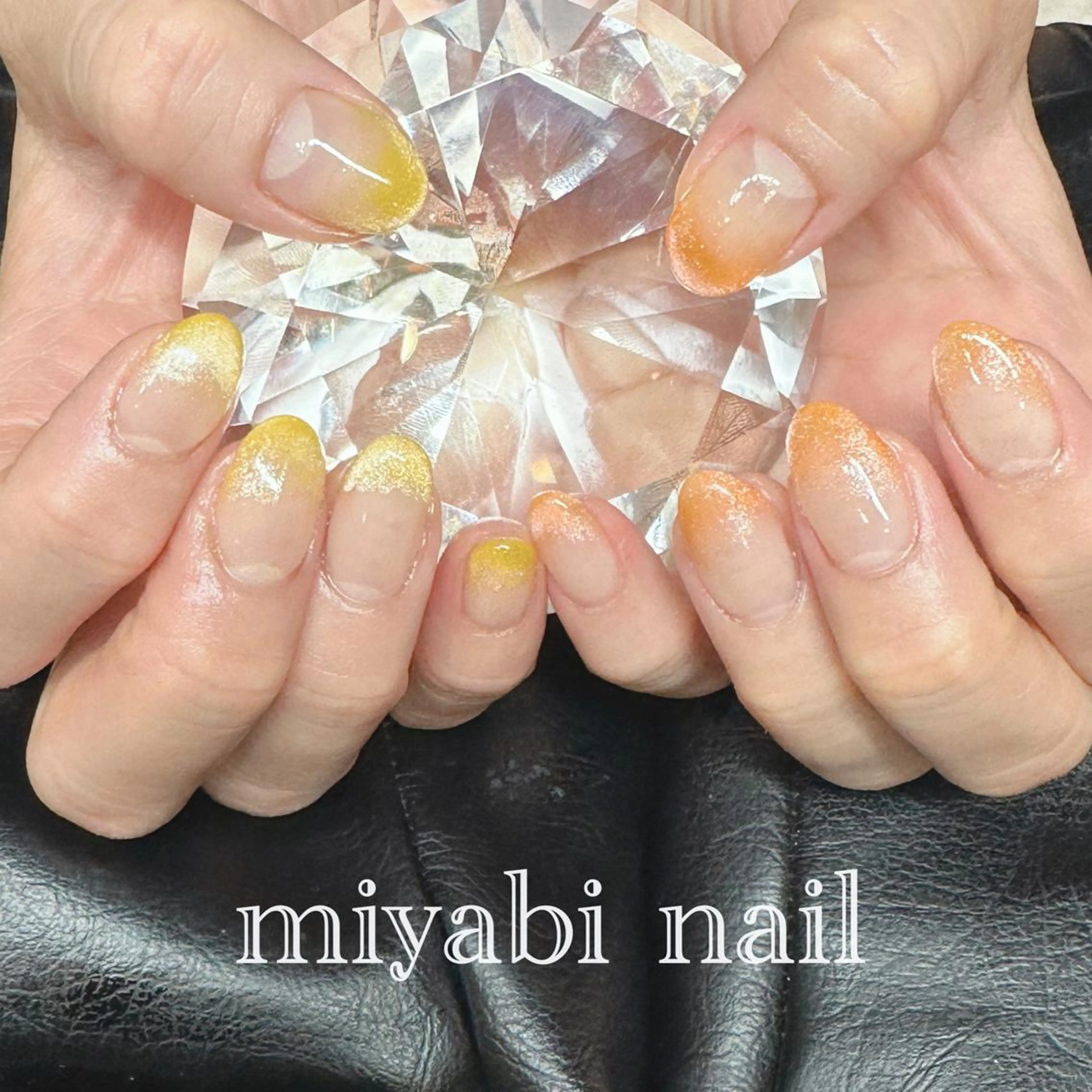 ネイル アートネイル フレンチネイル ジェルネイル マグネットネイル 持ち込み ハンドネイル miyabi nail 桂川駅近くのネイルデザイン